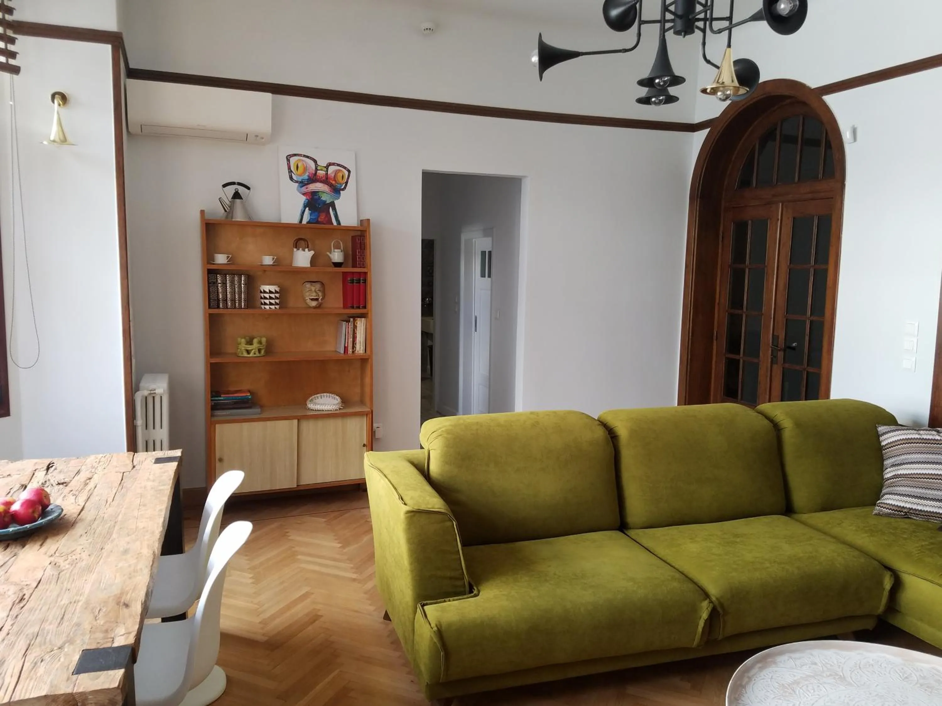 Living room in Kolonaki Deco Apartment