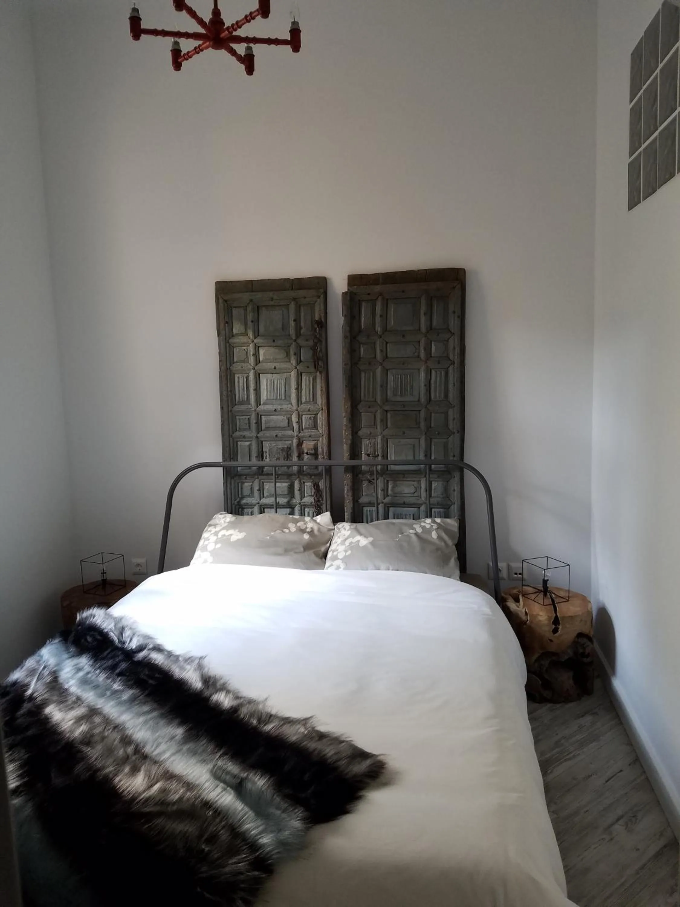 Bedroom, Bed in Kolonaki Deco Apartment