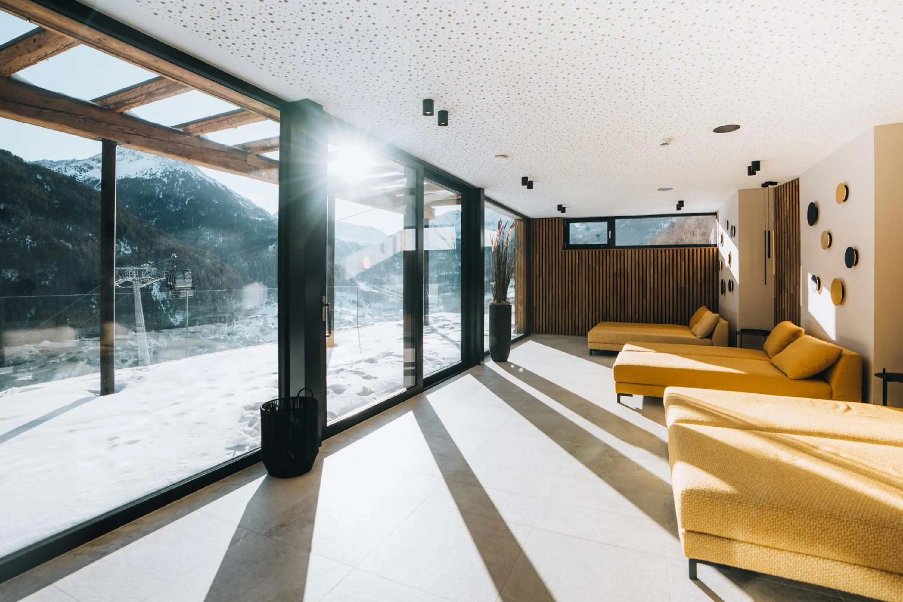Spa and wellness centre/facilities in Grünwald Resort Sölden