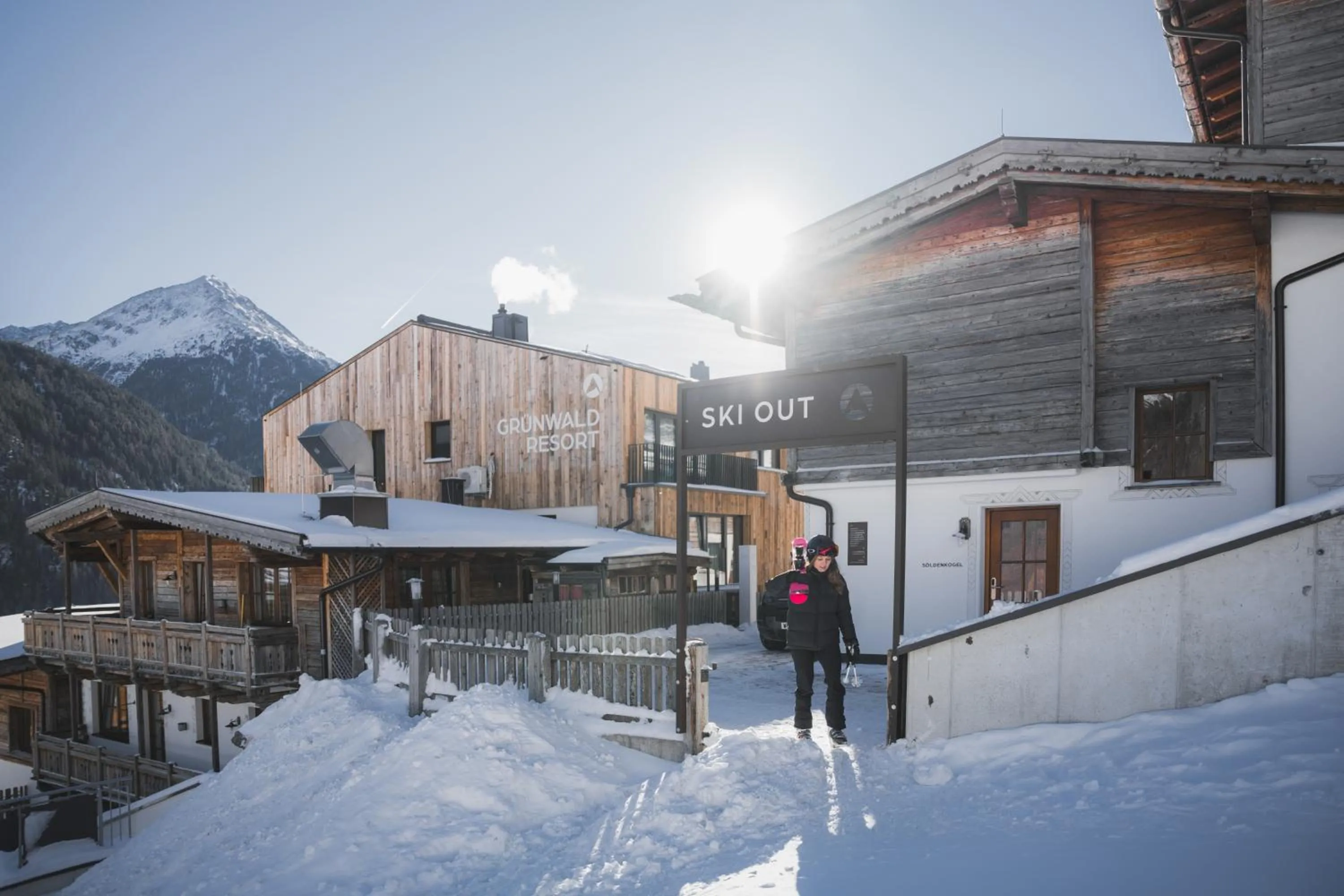 Property building in Grünwald Resort Sölden