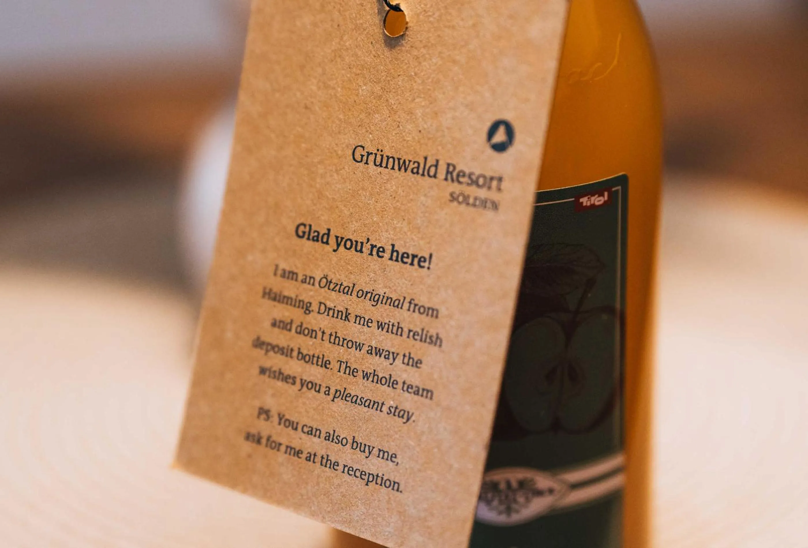 Drinks in Grünwald Resort Sölden