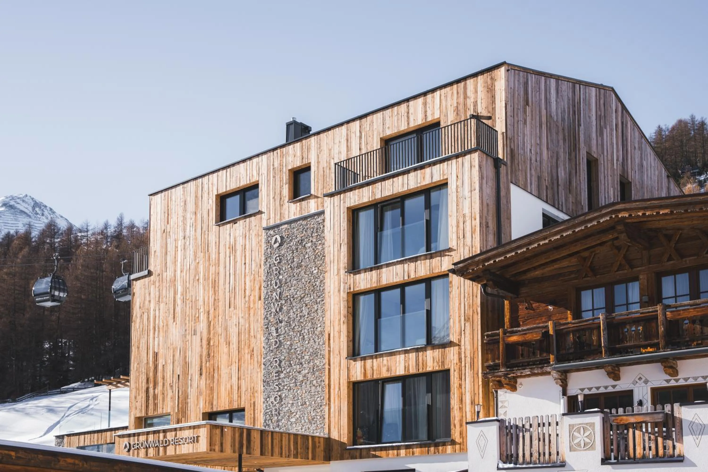 Property building in Grünwald Resort Sölden