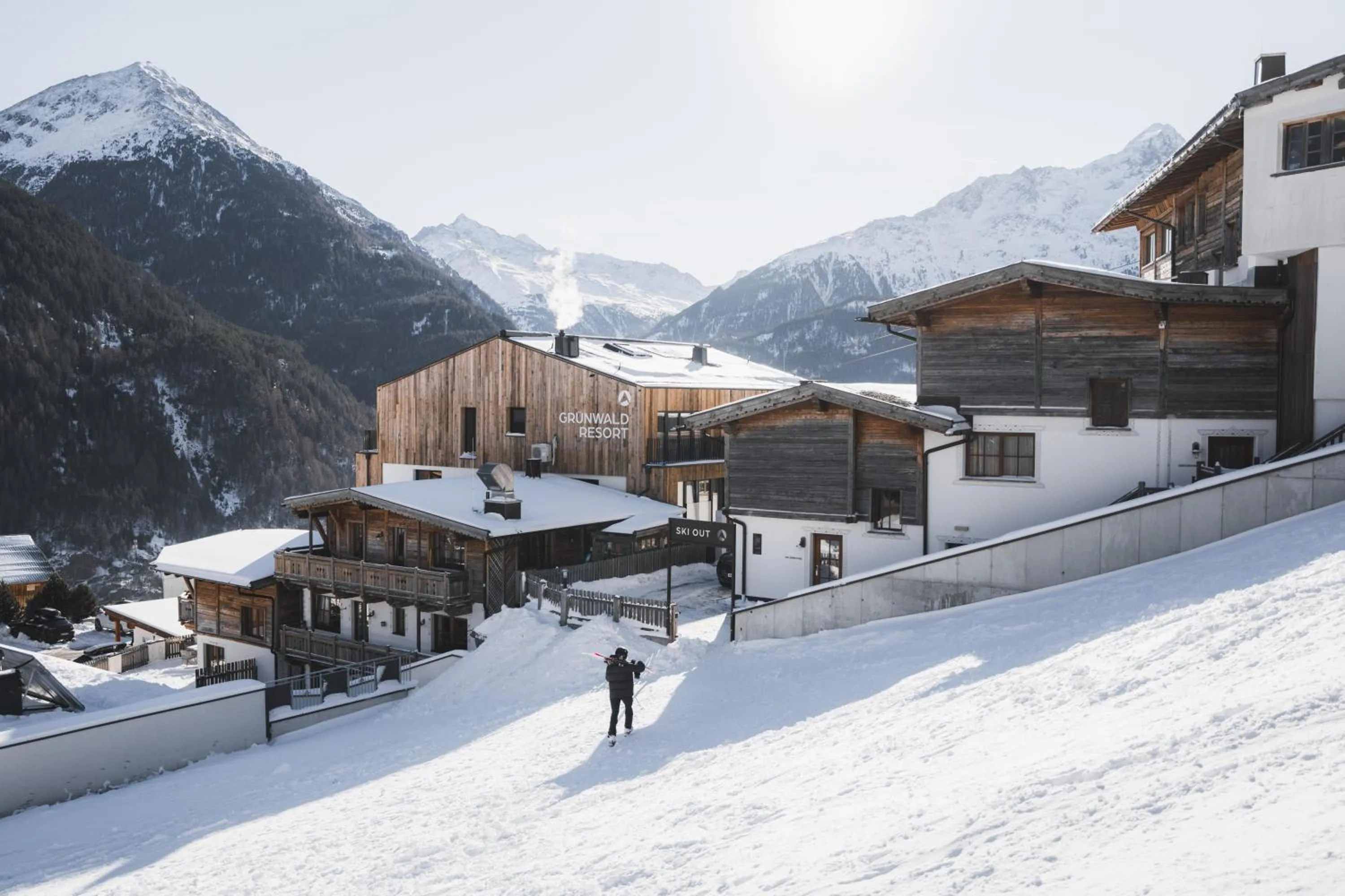 Property building in Grünwald Resort Sölden