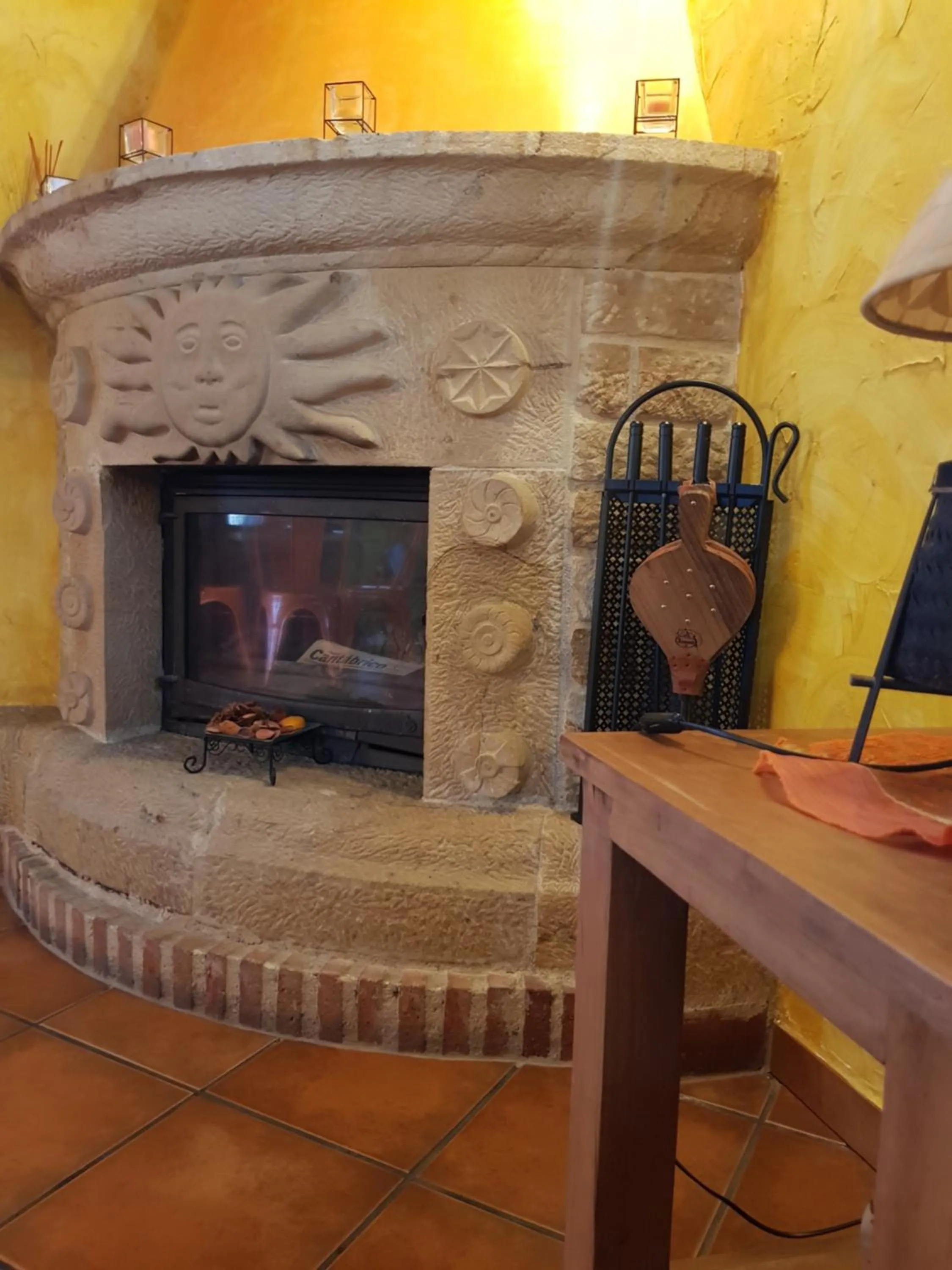 Living room in Posada La Fabula