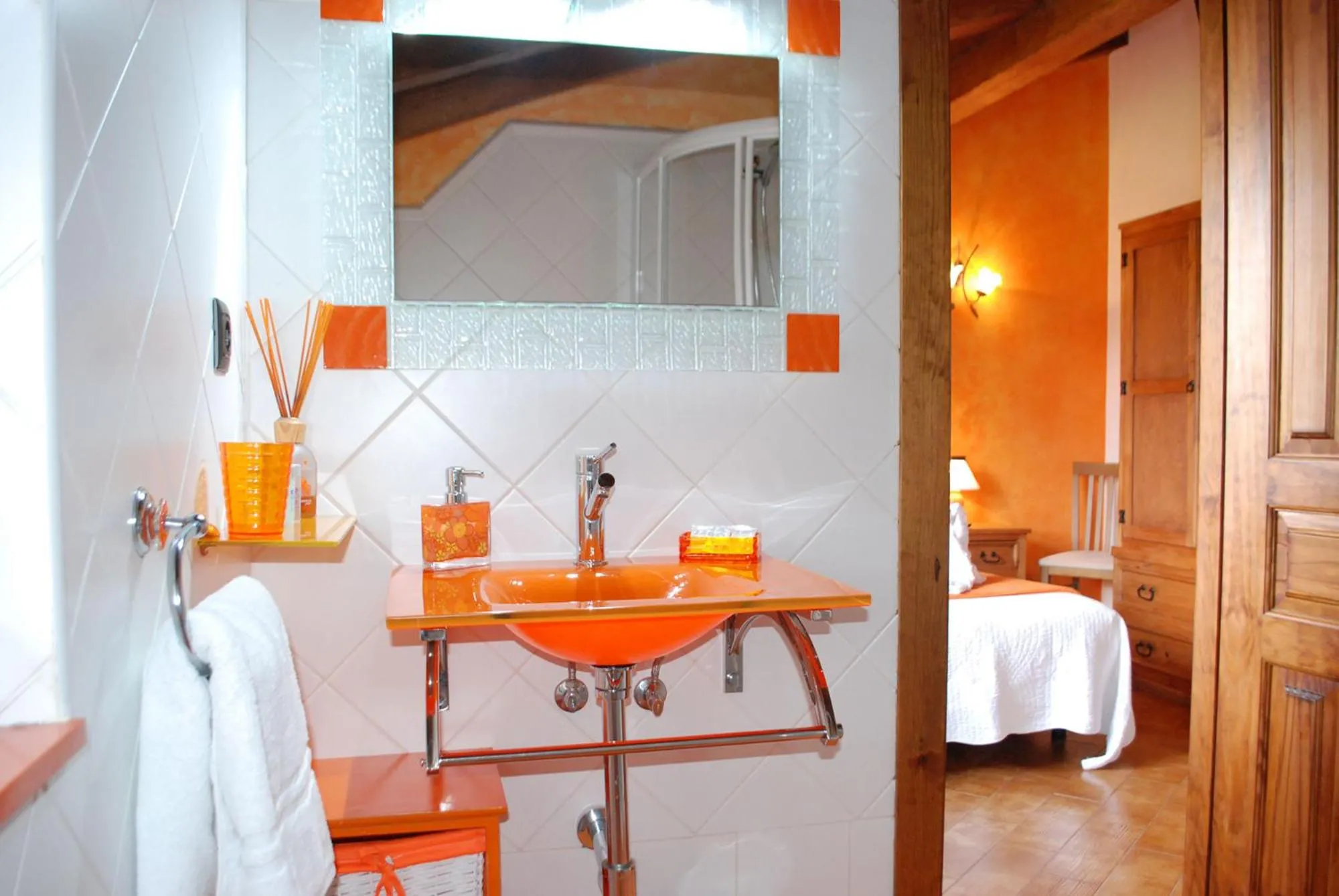 Bedroom in Posada La Fabula