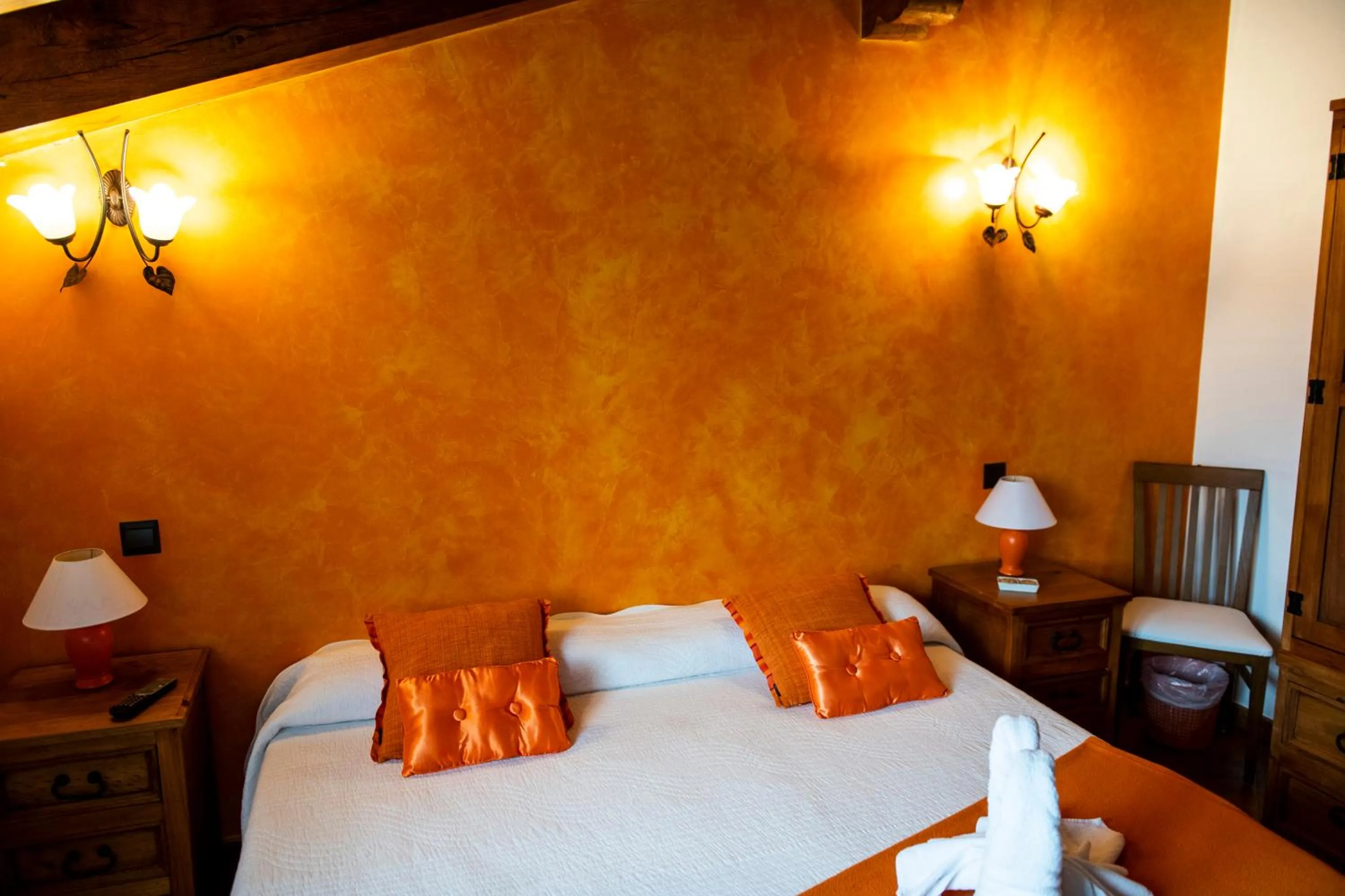 Bed in Posada La Fabula