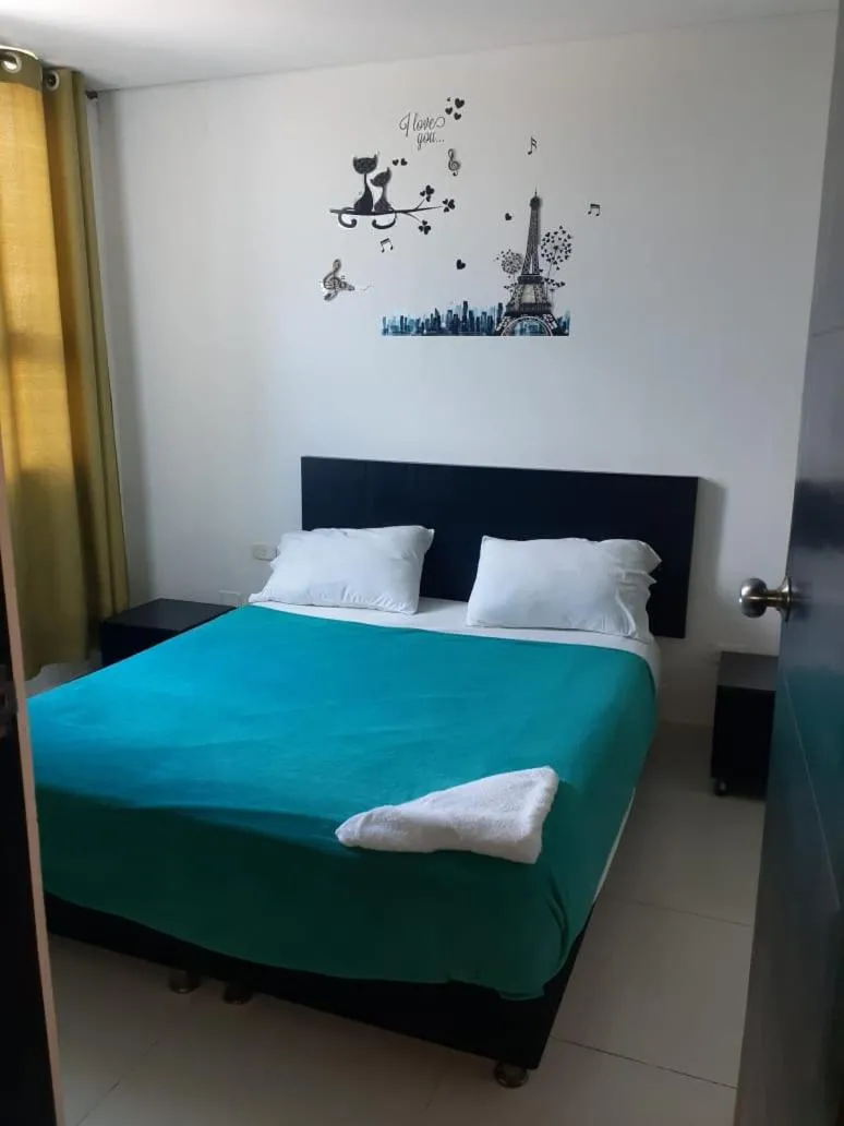 Bed in Hotel La Mar Cartagena