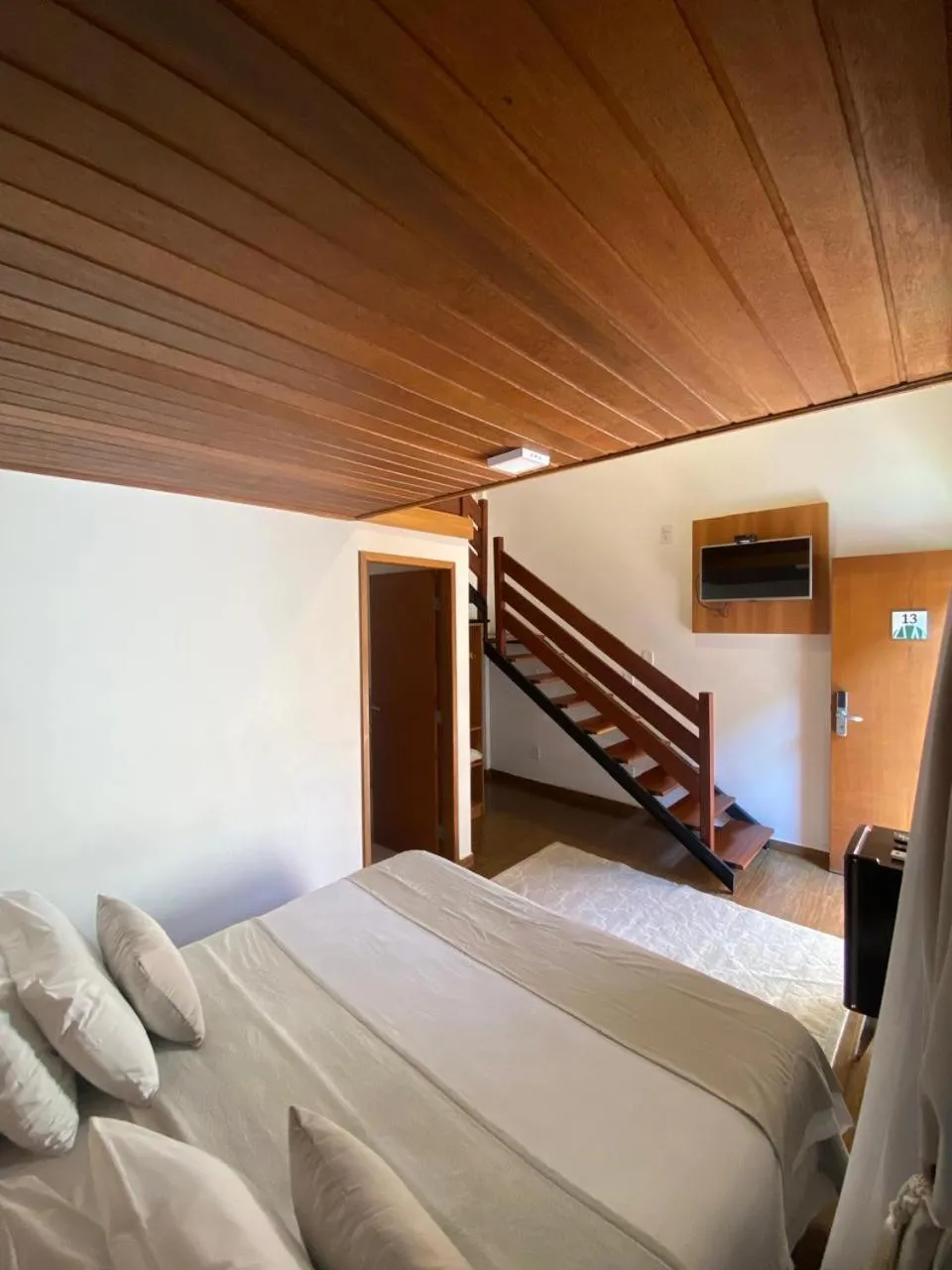 Bed in Hotel Aromas de Penedo