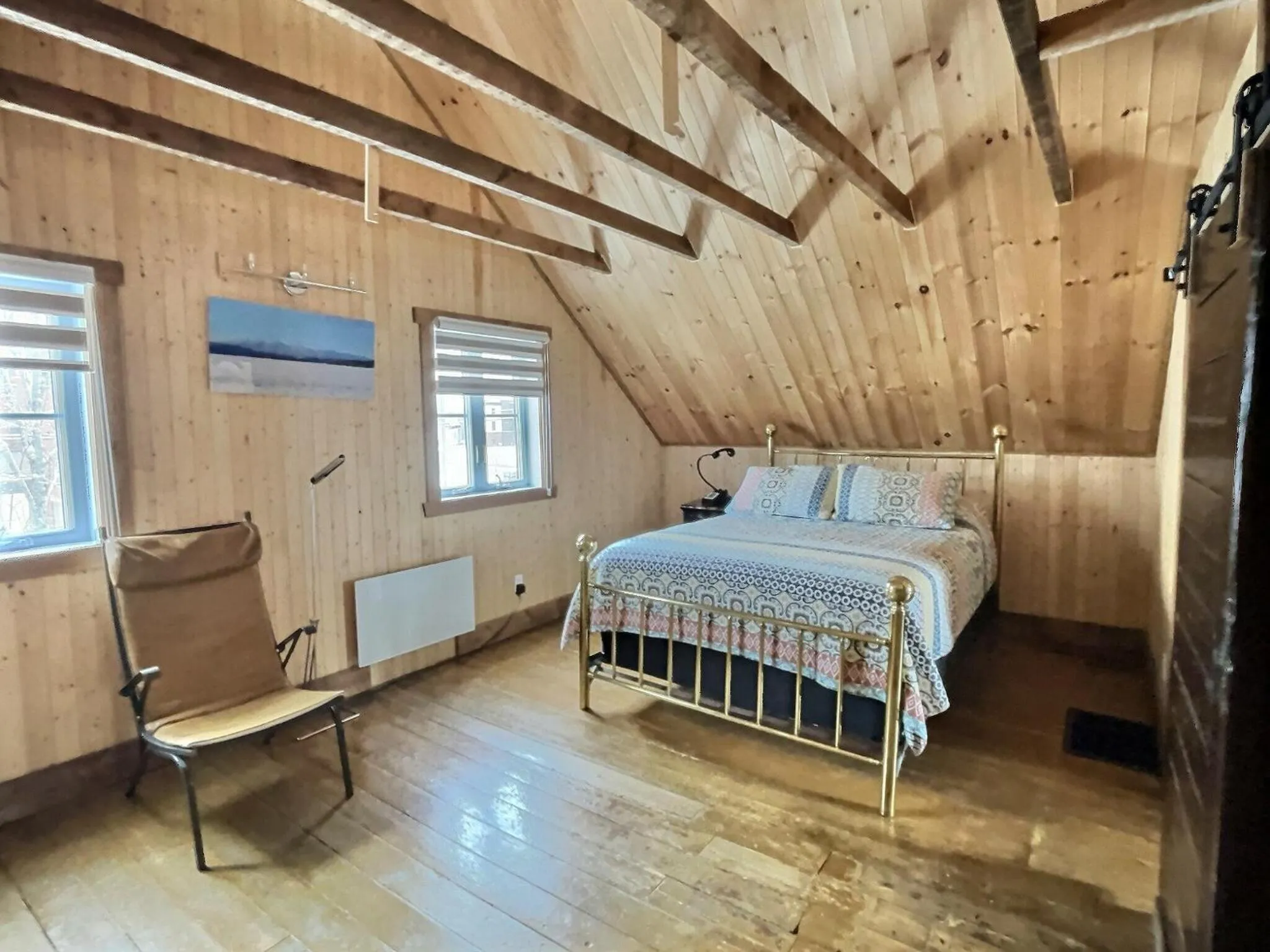 Bedroom, Bed in Maison du lac