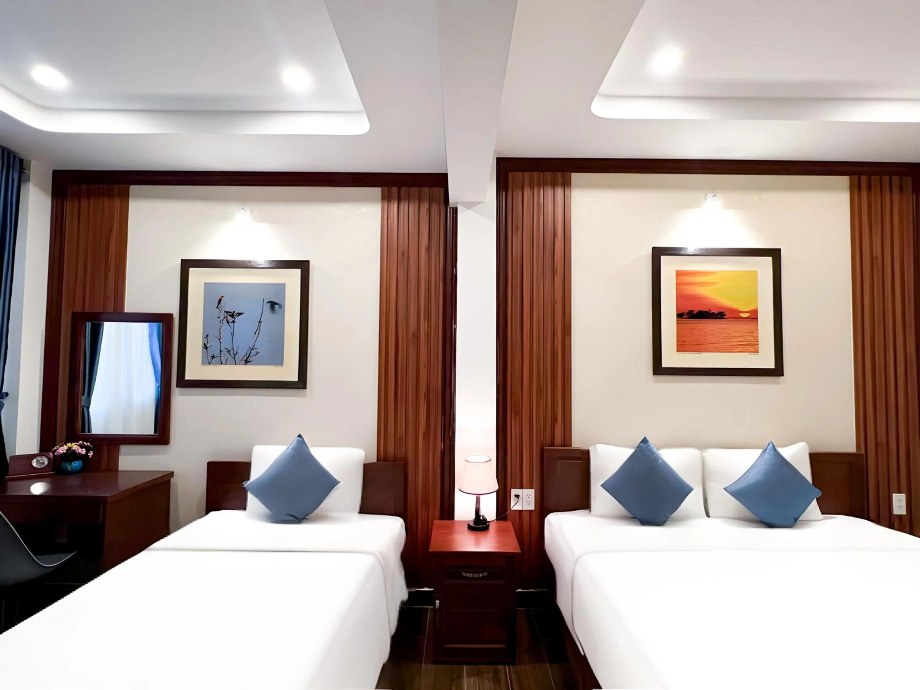 Bed in Brenta Phu Quoc Hotel