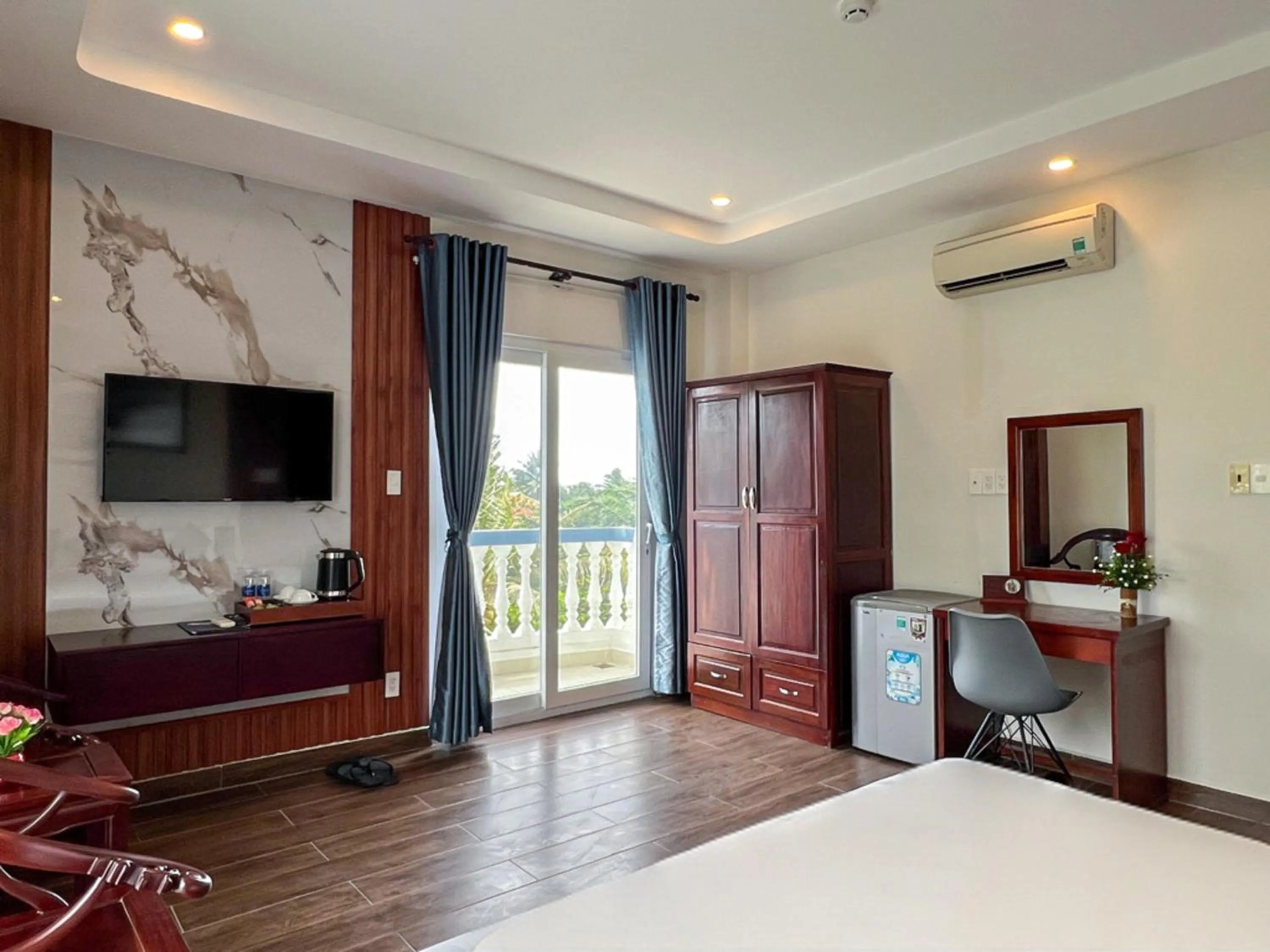 Bed in Brenta Phu Quoc Hotel