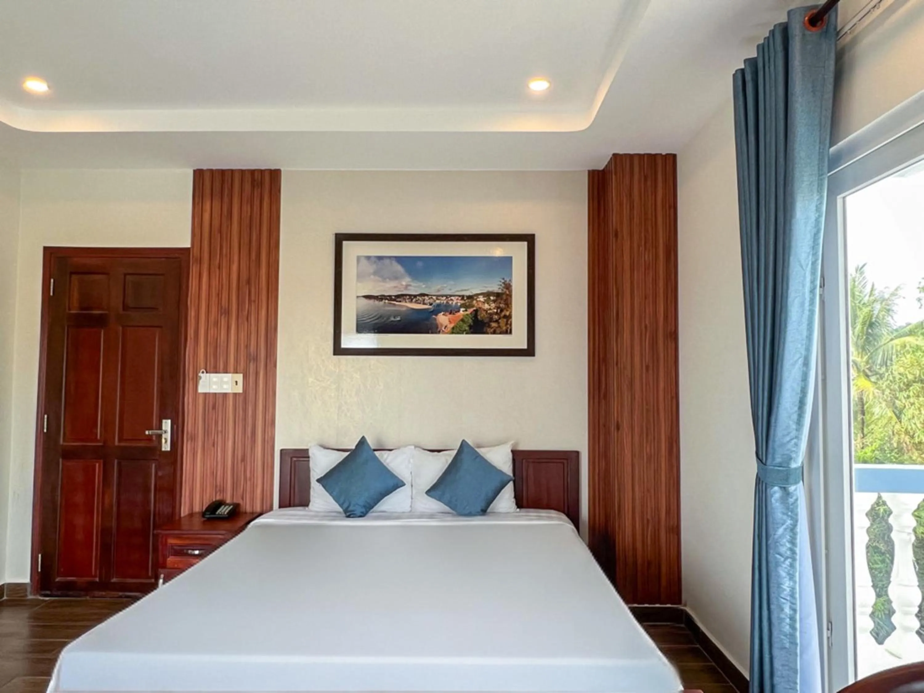Bed in Brenta Phu Quoc Hotel
