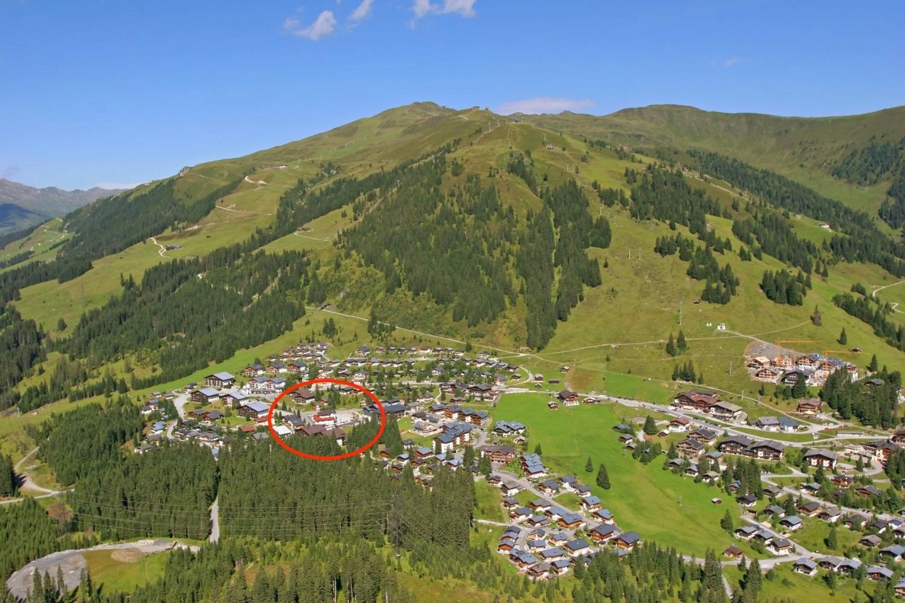 Bird's eye view in Biohotel Castello Königsleiten