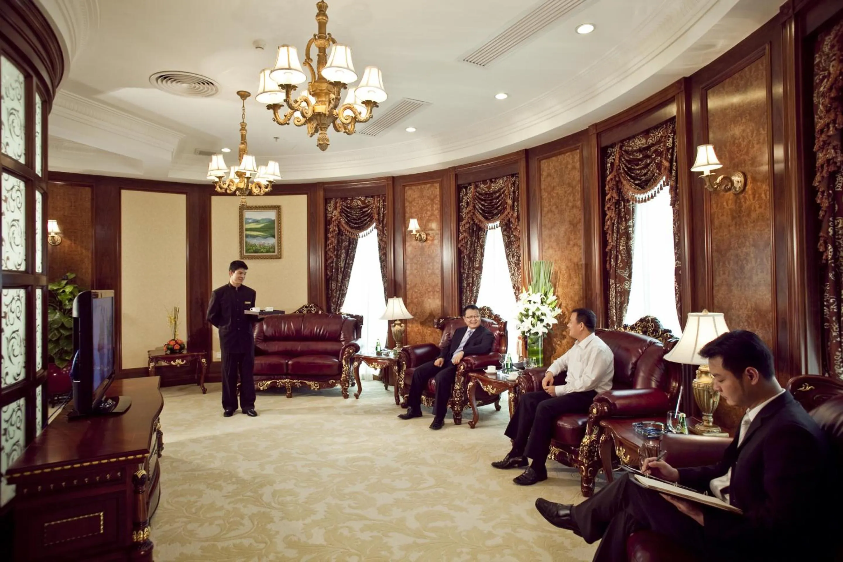 Living room in Gladden Hotel Jiangmen