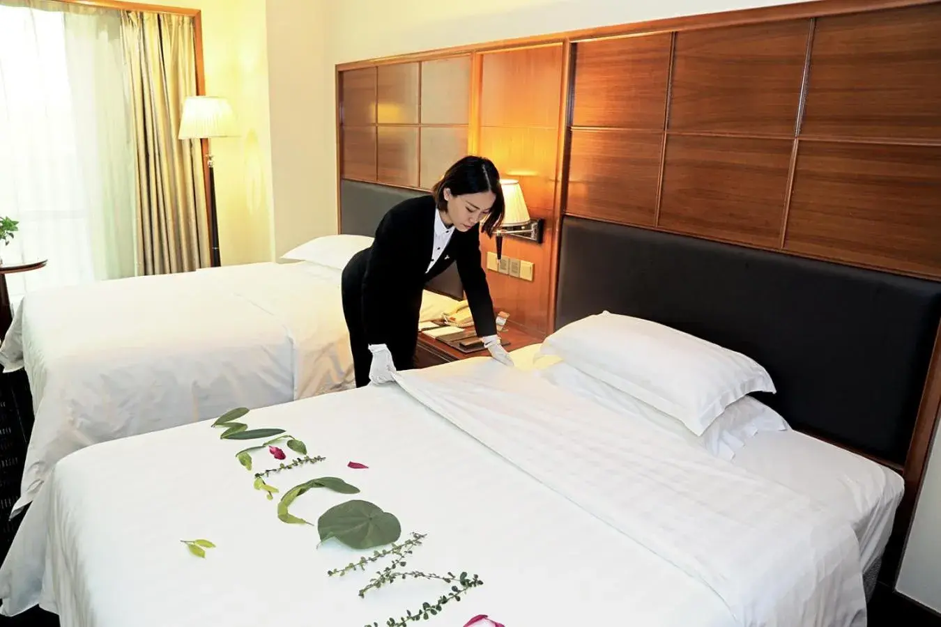 Bed in Gladden Hotel Jiangmen Bed in Gladden Hotel Jiangmen
