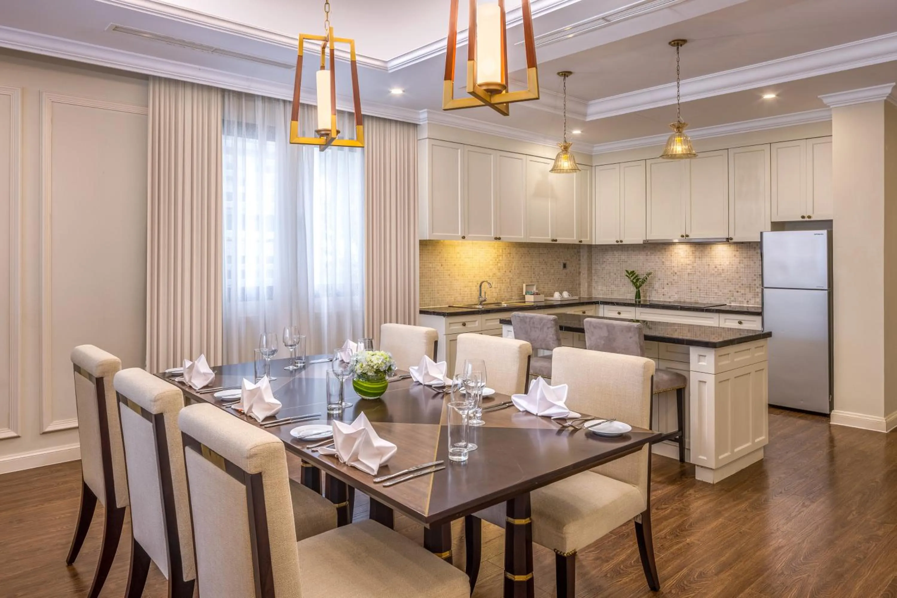 Kitchen or kitchenette in Meliá Vinpearl Cam Ranh Beach Resort