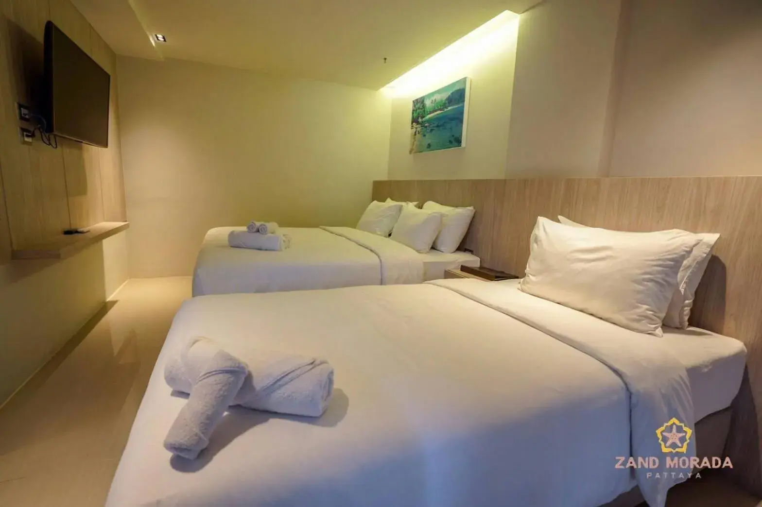 Bed in Zand Morada Pattaya