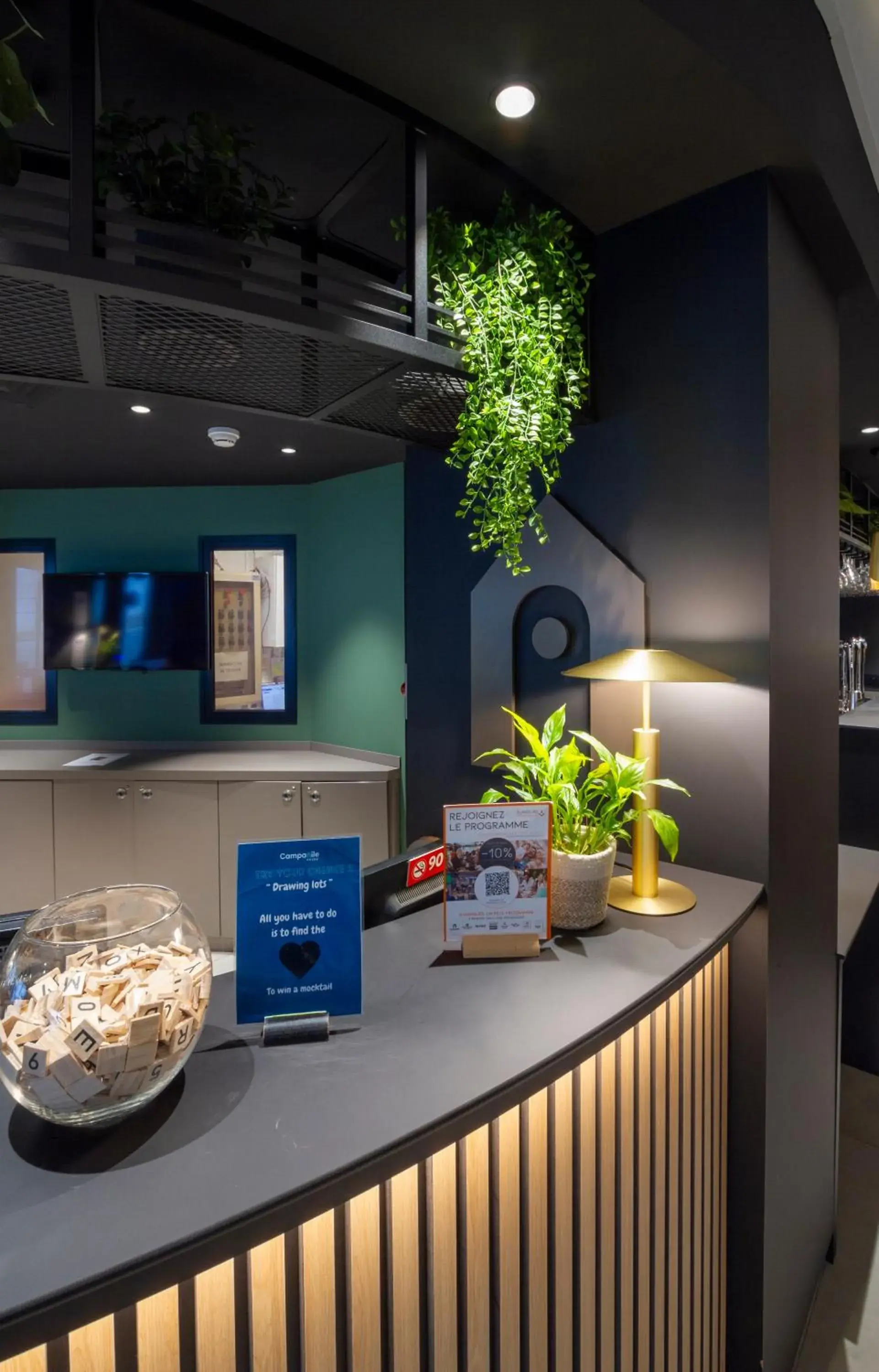 Lobby or reception in Campanile Prime Paris 19 - La Villette Lobby or reception in Campanile Prime Paris 19 - La Villette