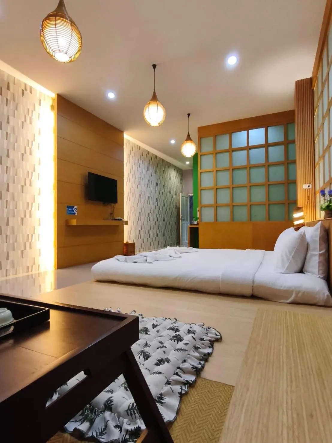 Bed in The Iconic Hotel Ranong