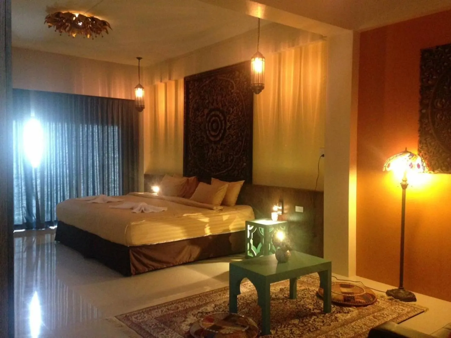 Bed in The Iconic Hotel Ranong