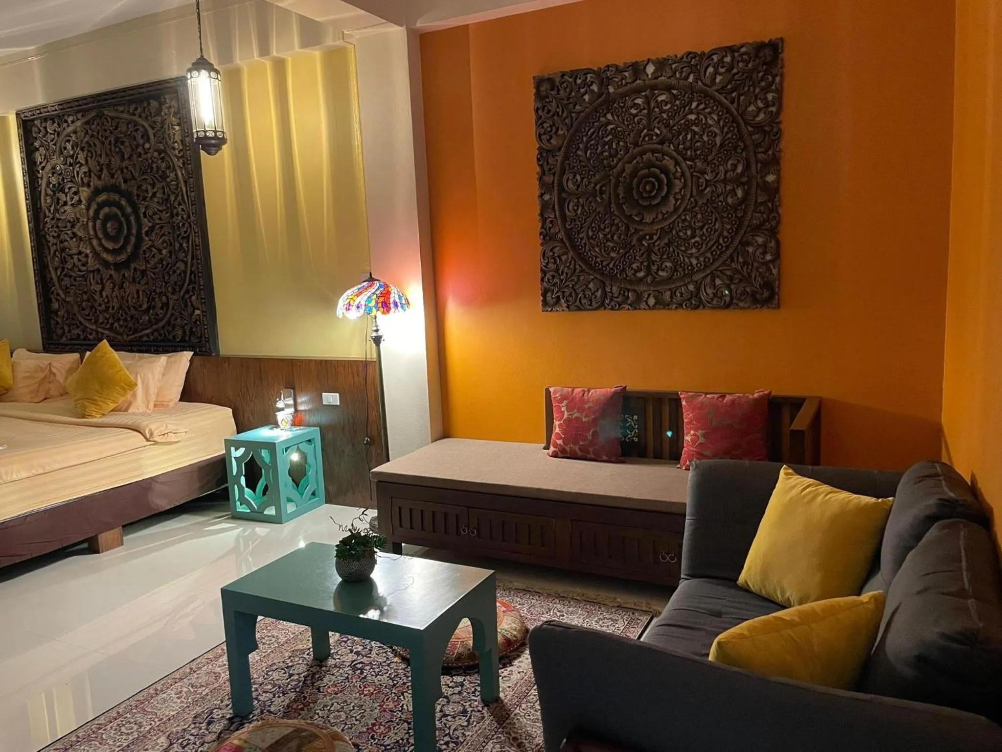 Bed in The Iconic Hotel Ranong