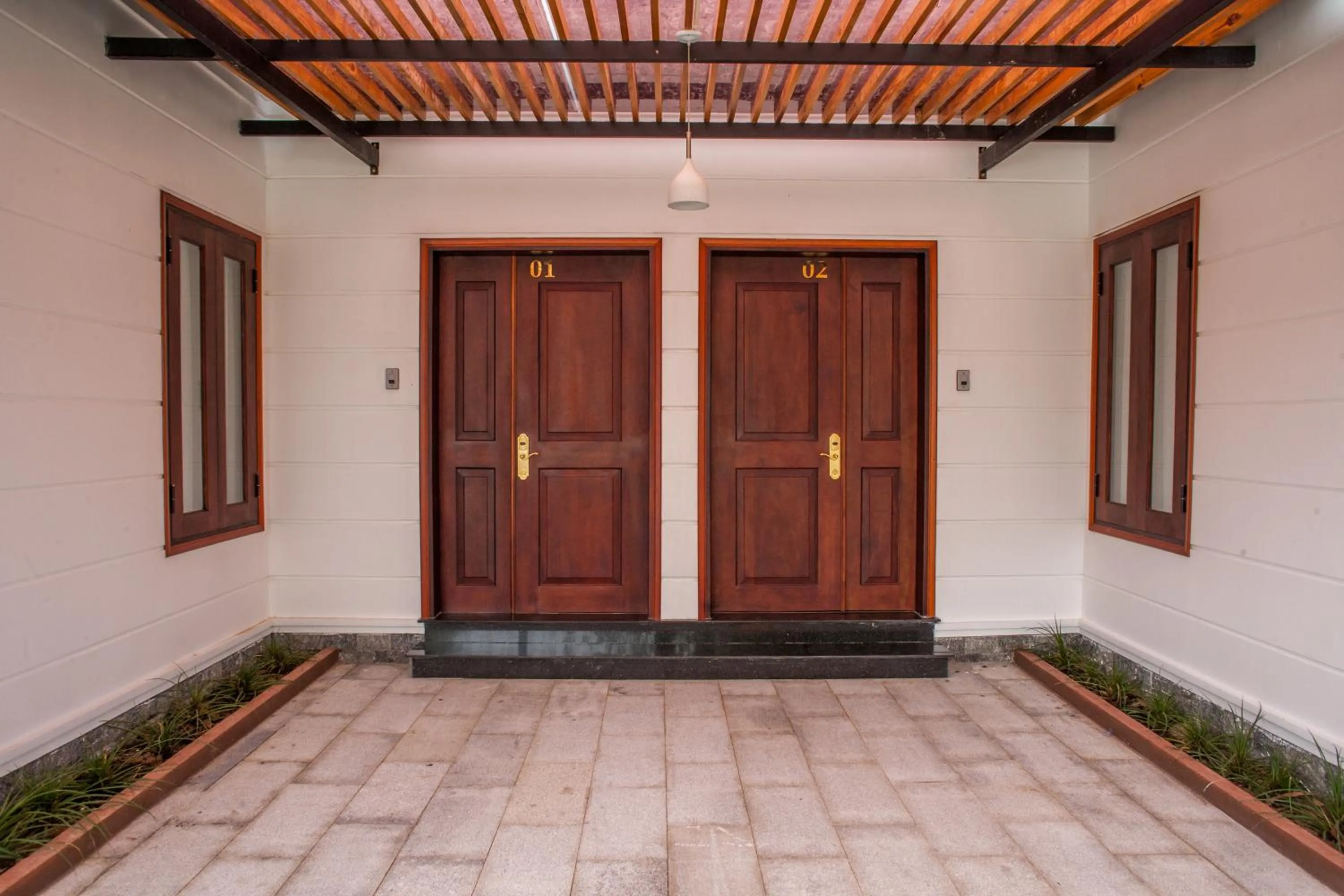 Facade/entrance in Trieu Khang Hotel gần sân bay Cam Ranh near Cam Ranh Airport