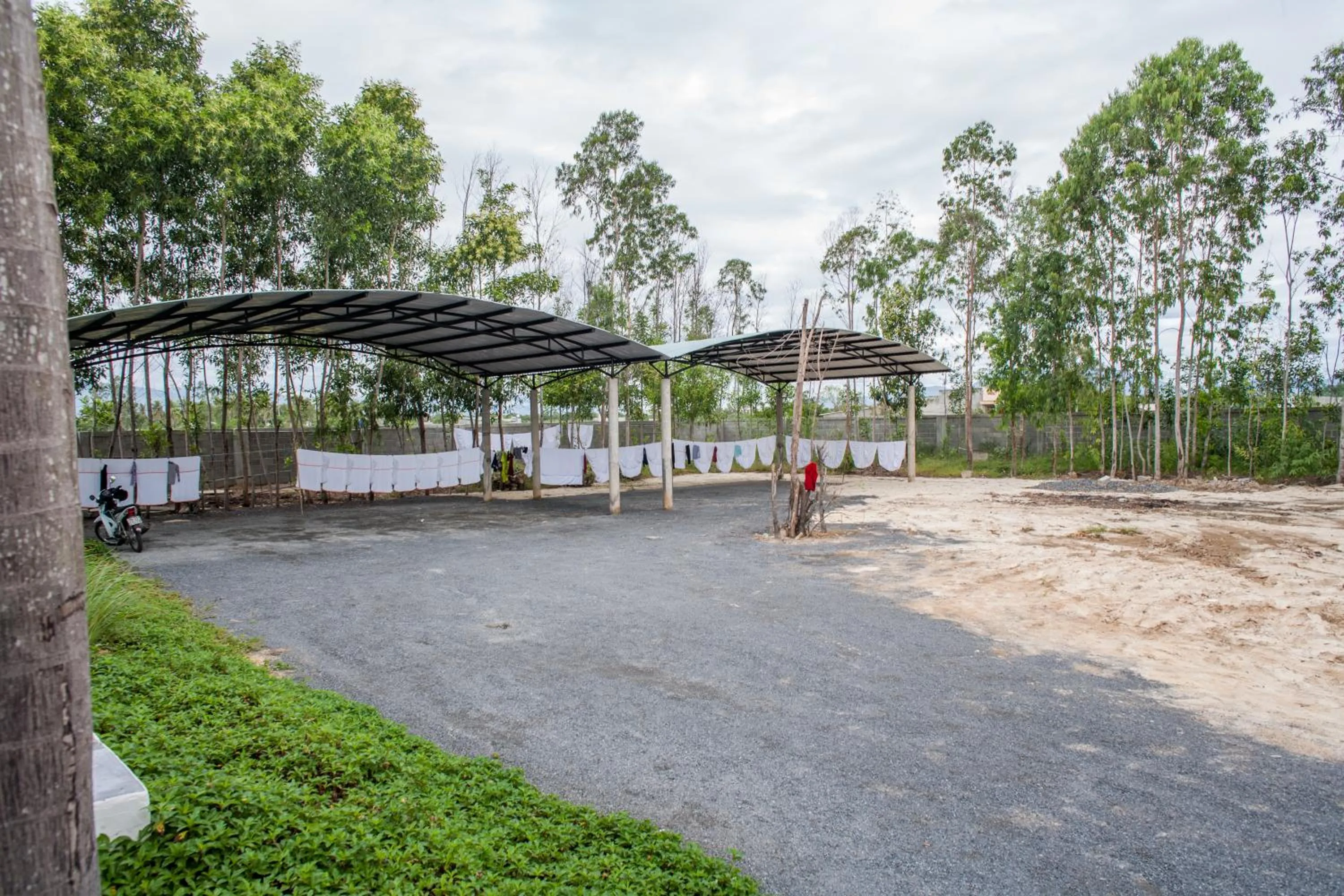 Garden in Trieu Khang Hotel gần sân bay Cam Ranh near Cam Ranh Airport