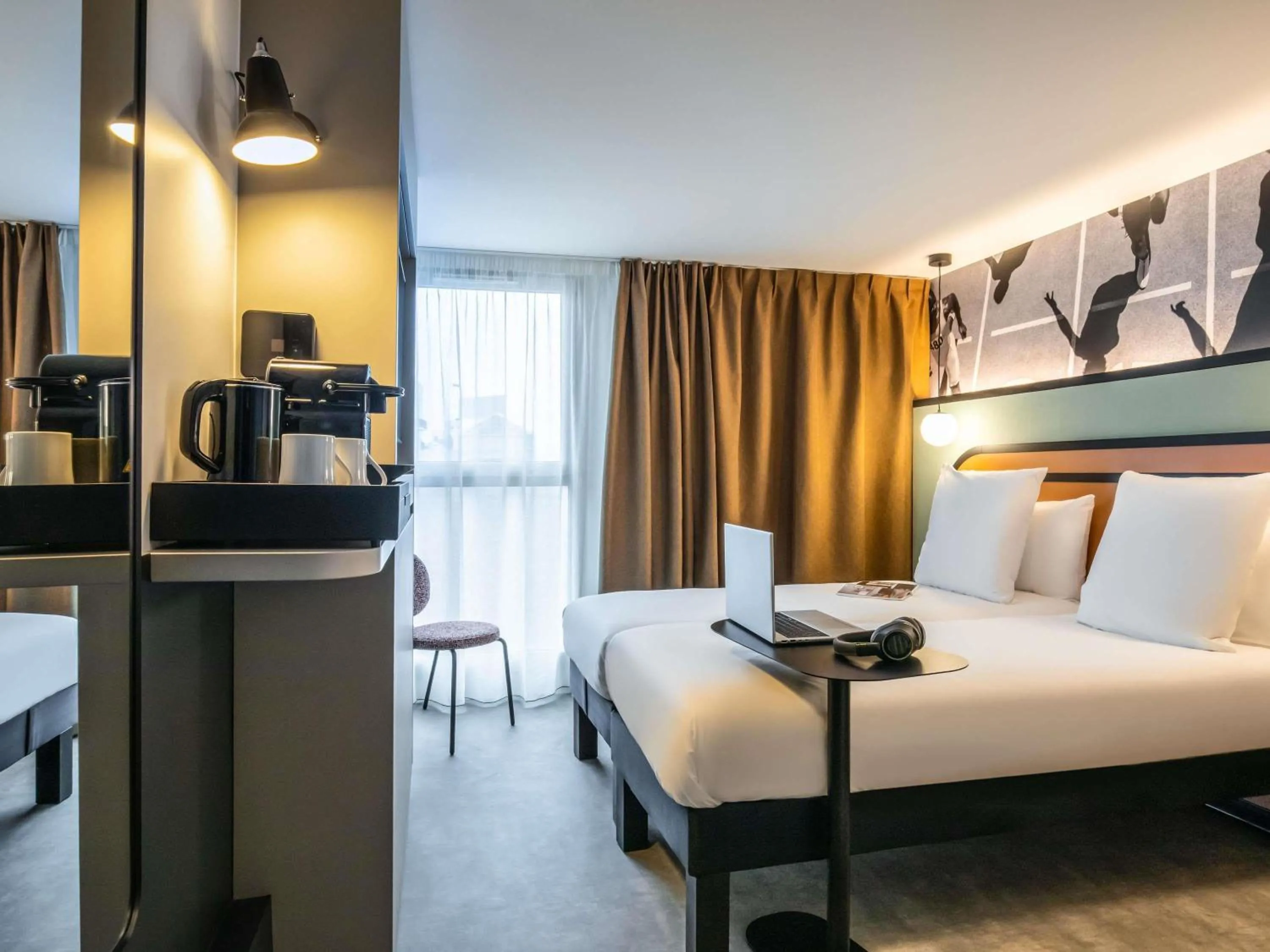 Bedroom, Bed in ibis Styles Colombes Paris Ouest (Ouverture Octobre 2025)