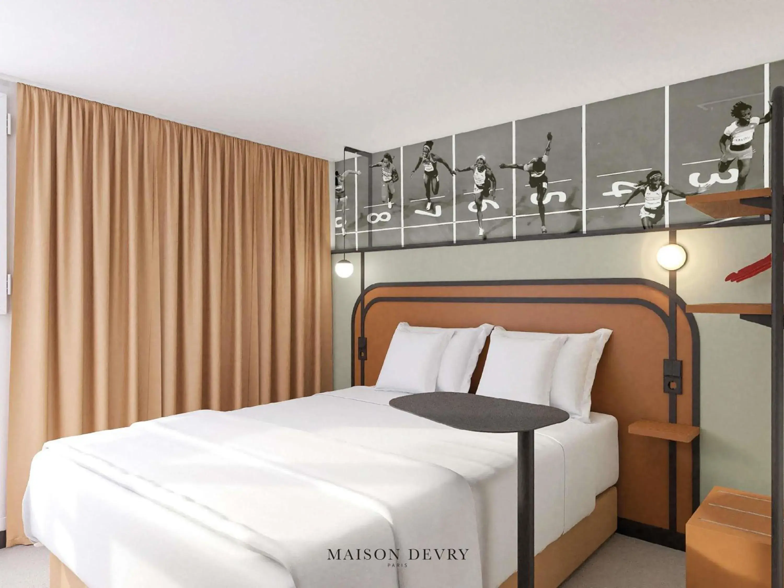 Bedroom, Bed in ibis Styles Colombes Paris Ouest (Ouverture Octobre 2025) Bedroom, Bed in ibis Styles Colombes Paris Ouest (Ouverture Octobre 2025)