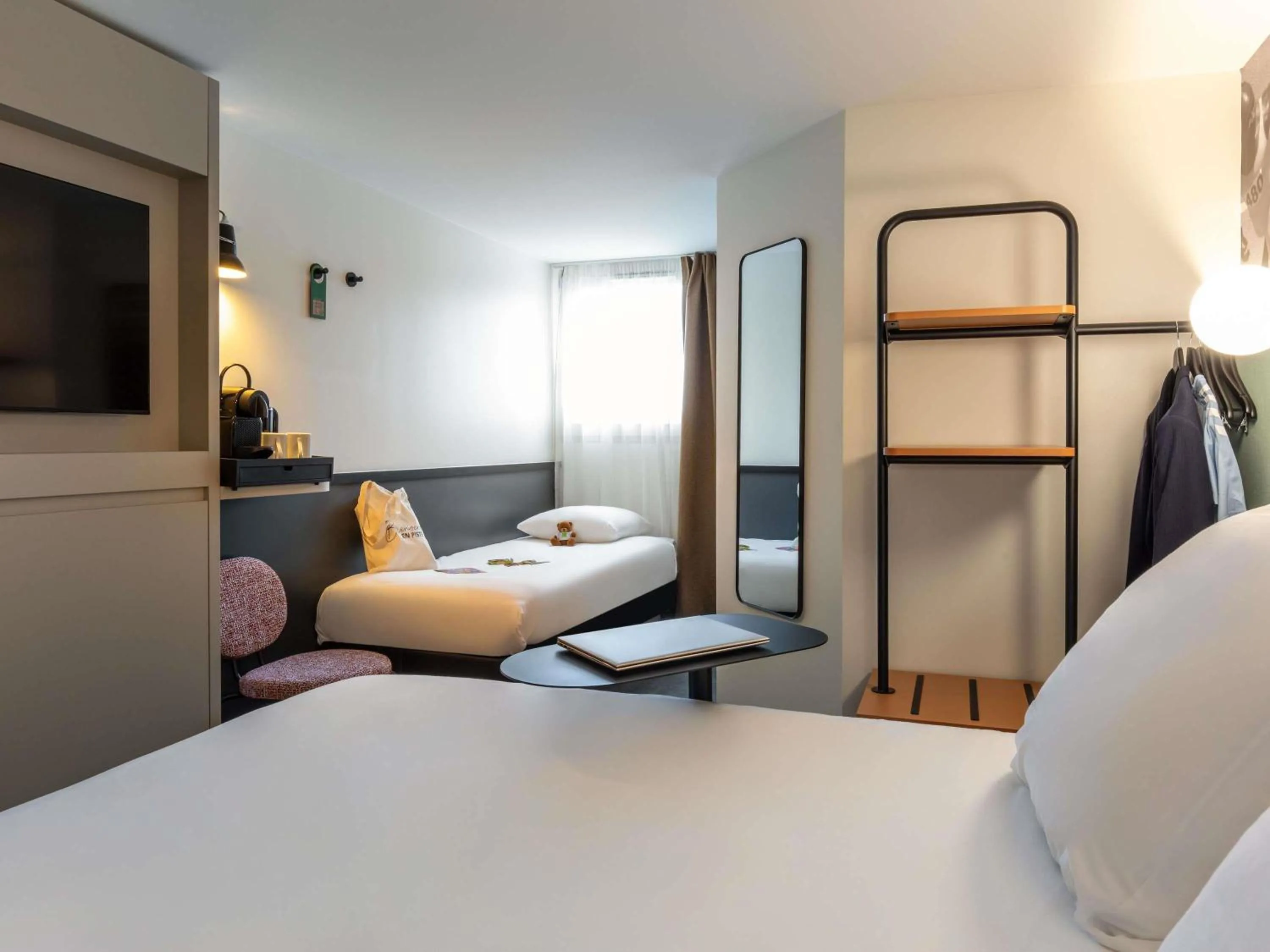 Bedroom, Bed in ibis Styles Colombes Paris Ouest (Ouverture Octobre 2025)