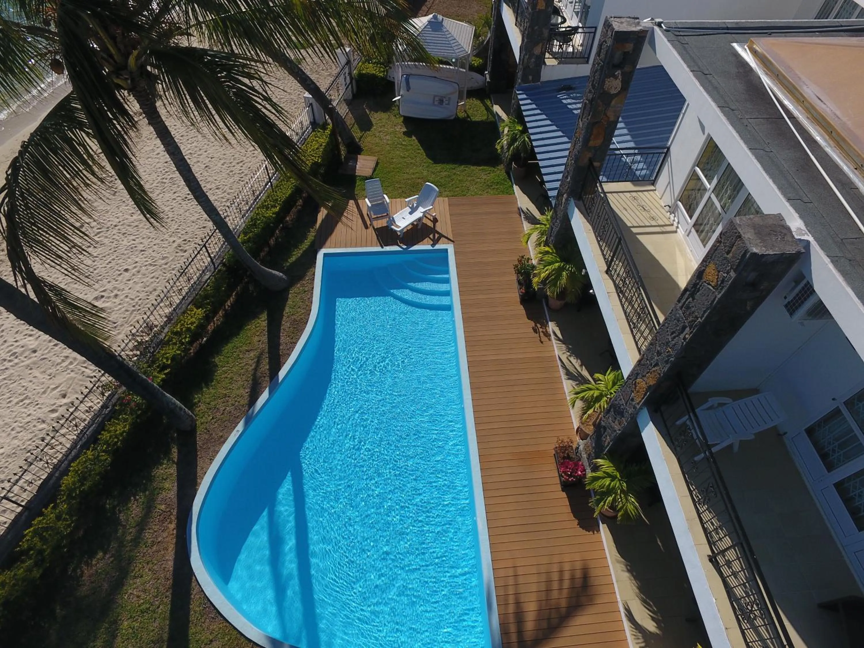 Bird's eye view in Garden Villas