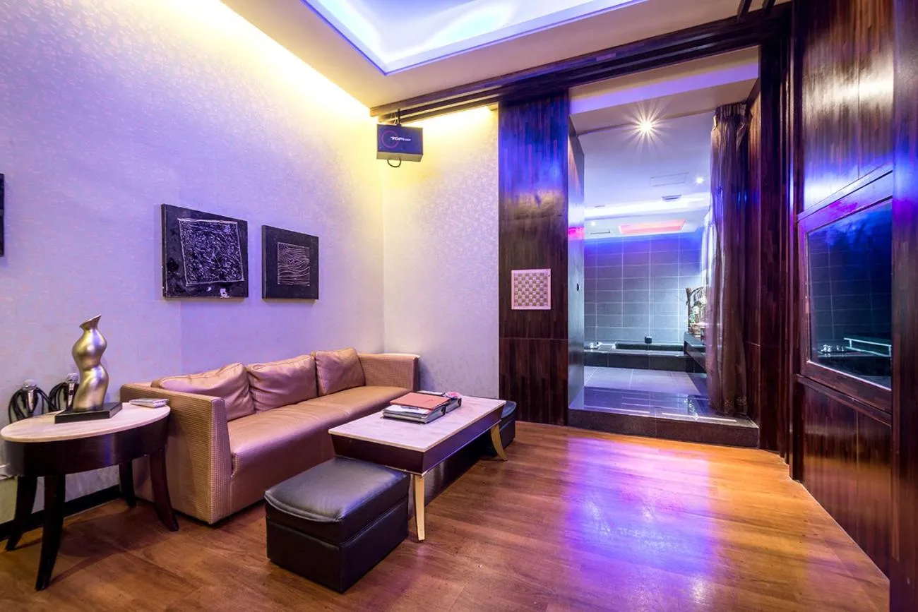 Living room in Norway Forest SPA Motel