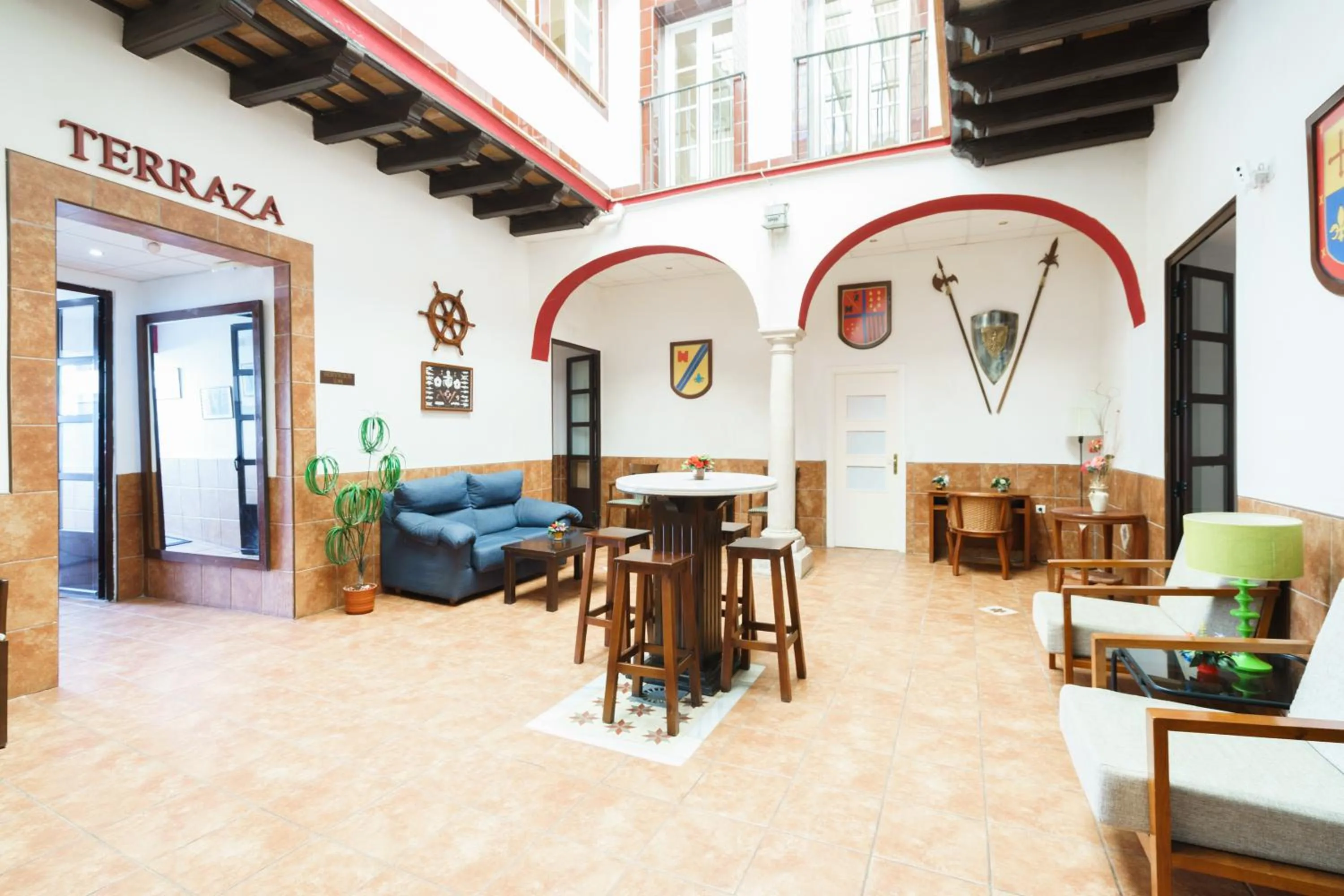 Patio in Hotel Carlos V Jerez by Vivere Stays