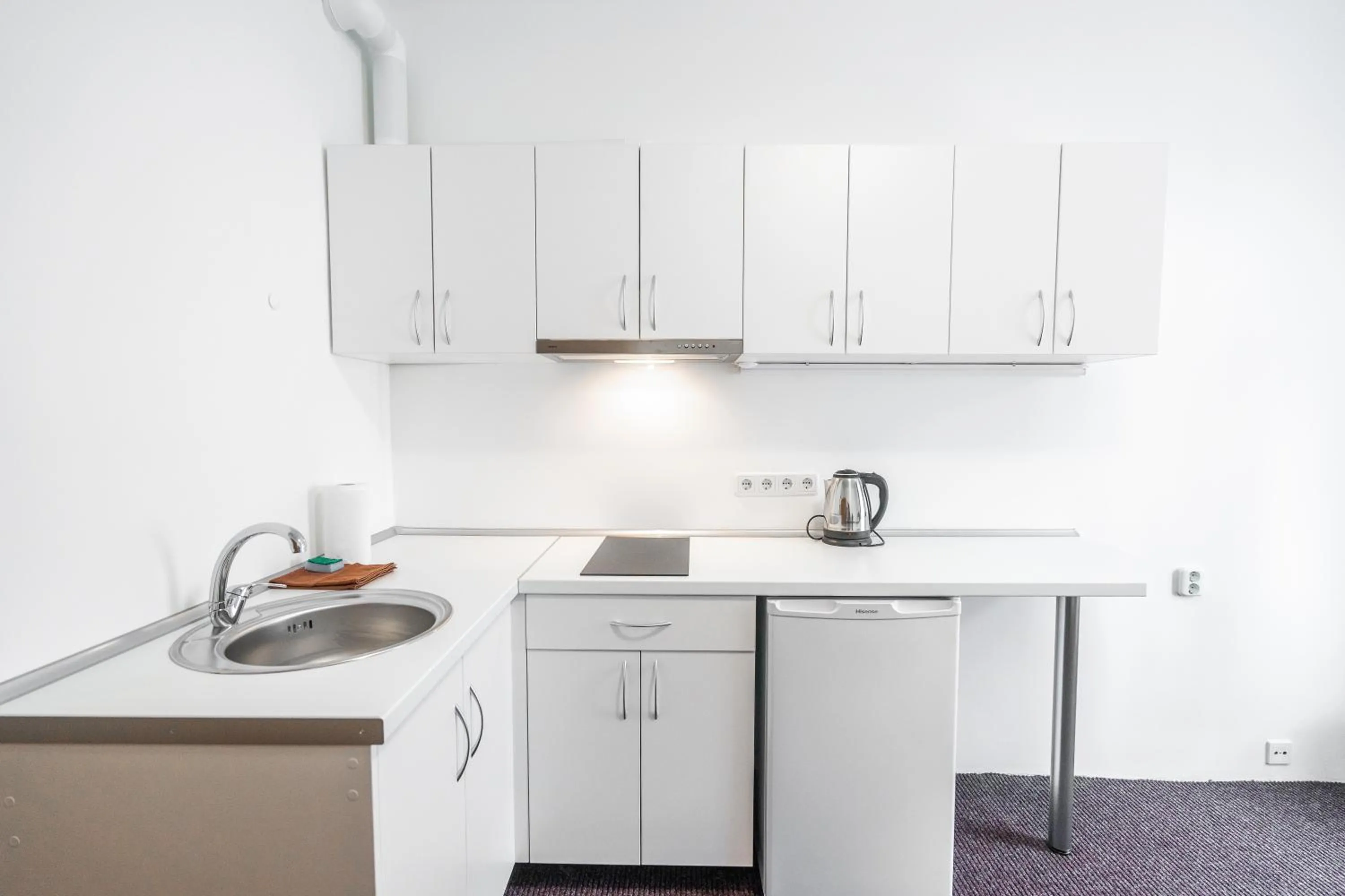 Kitchen or kitchenette in Riga Academic Guest House