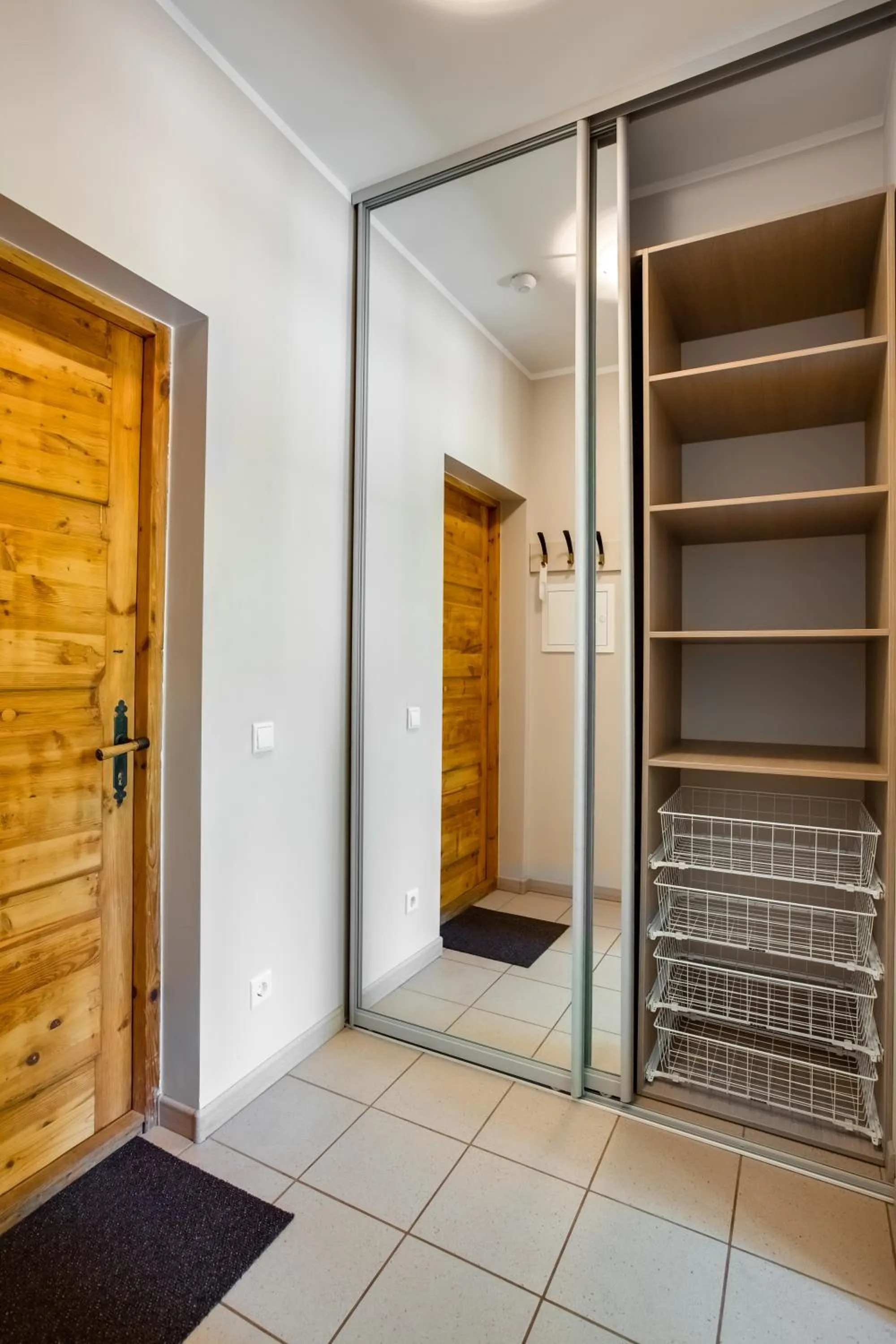 wardrobe in Riga Academic Guest House