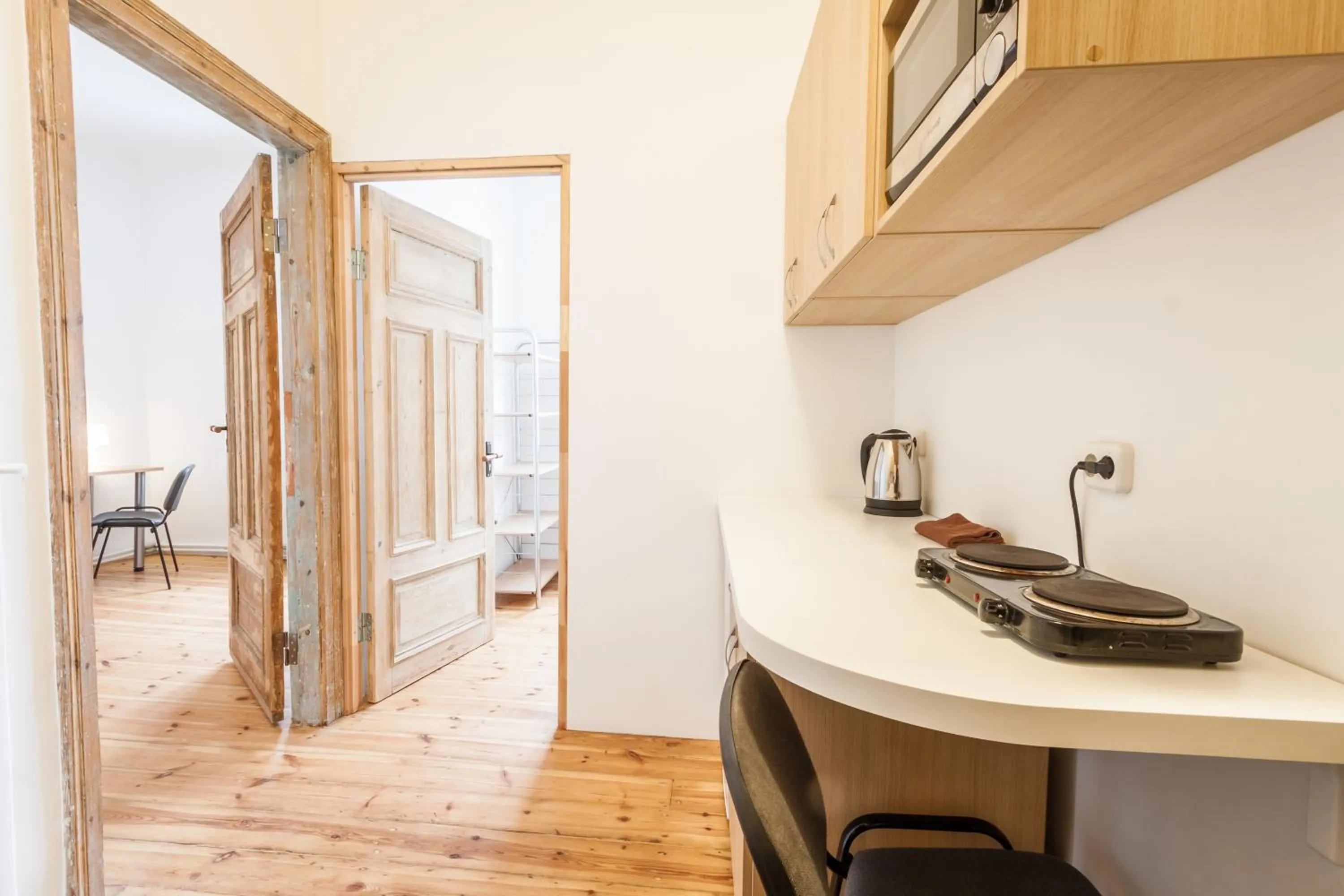 Kitchen or kitchenette in Riga Academic Guest House