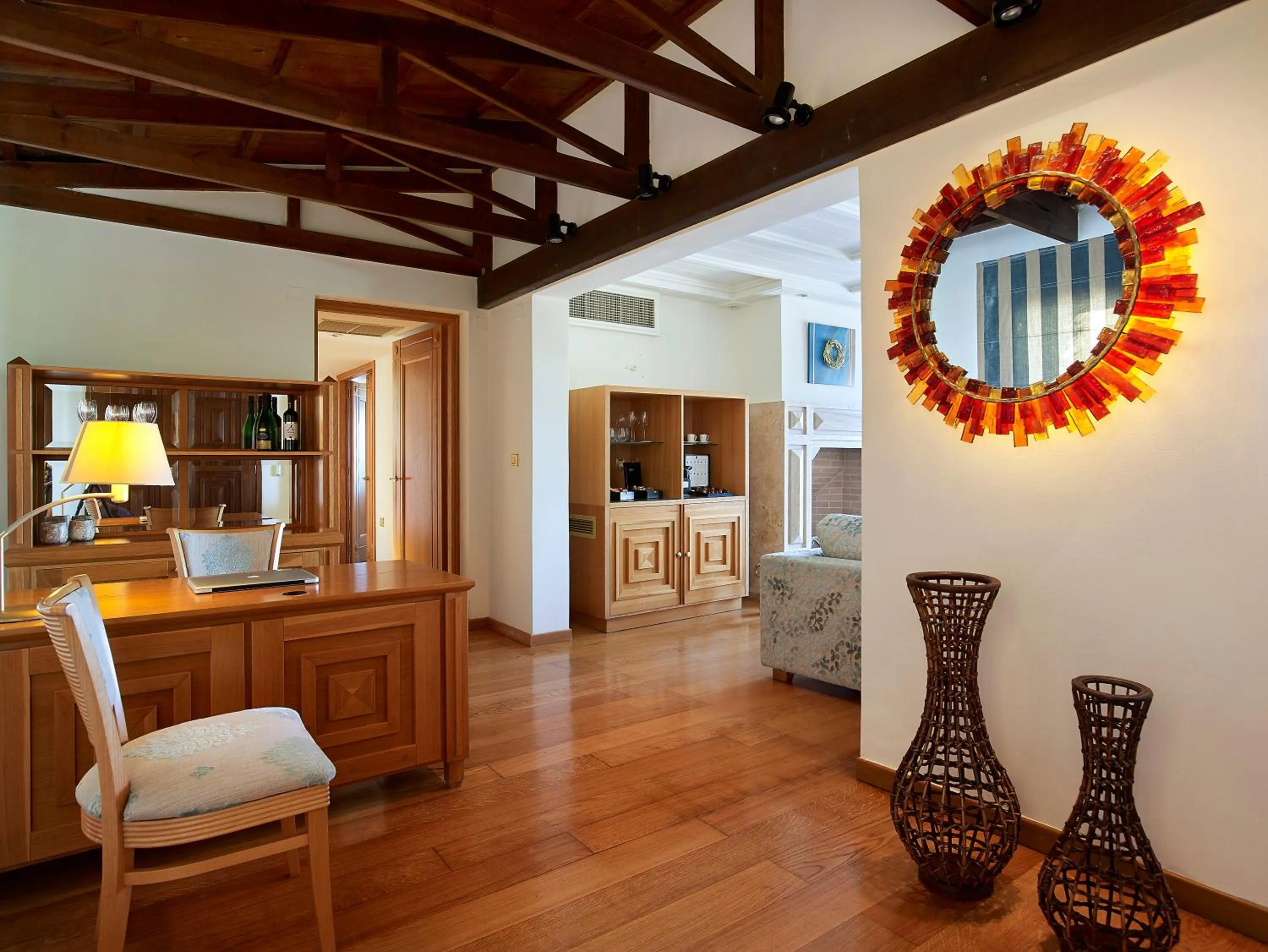 Seating area in Knossos Royal Villas