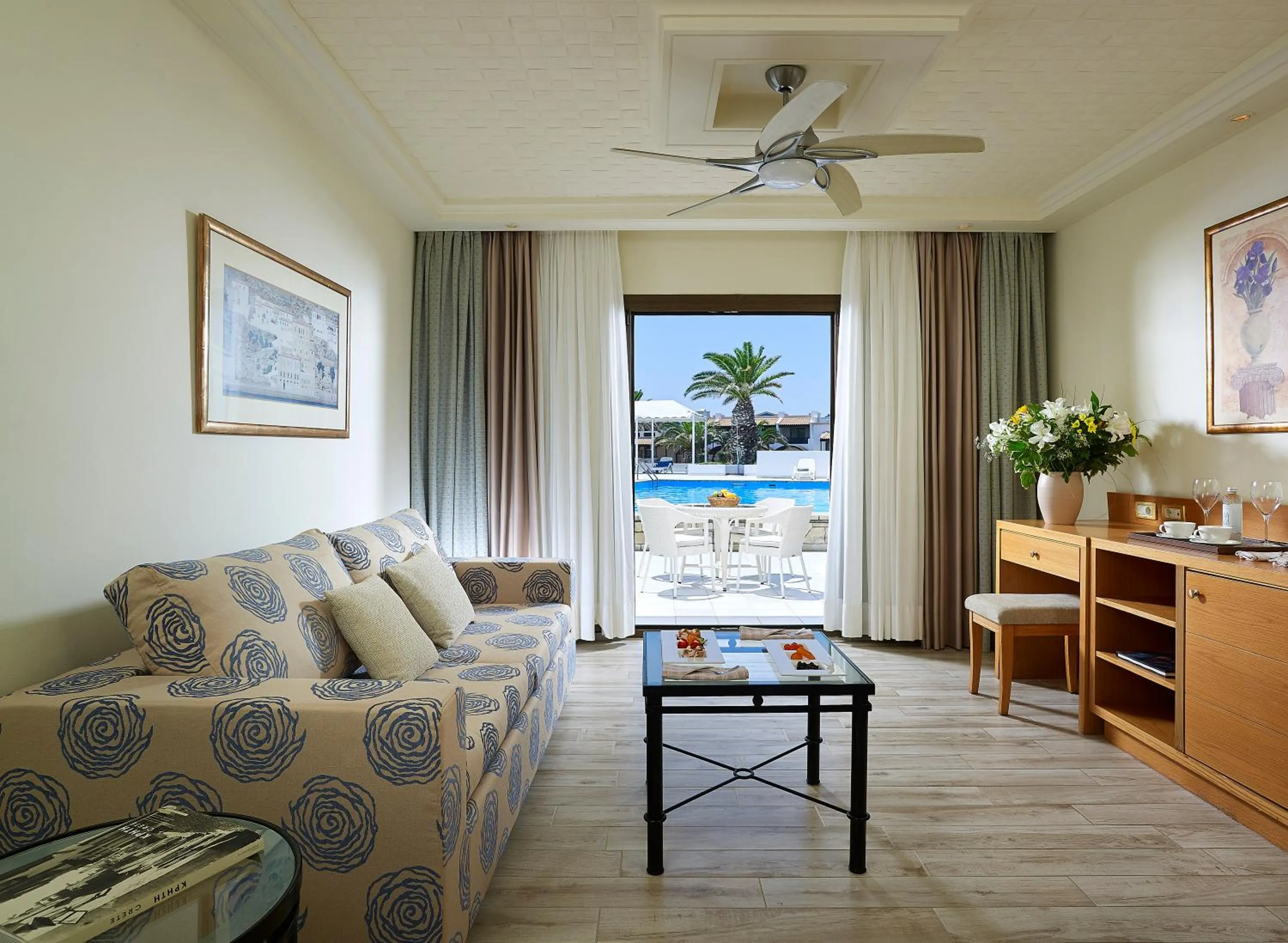 Living room in Knossos Royal Villas
