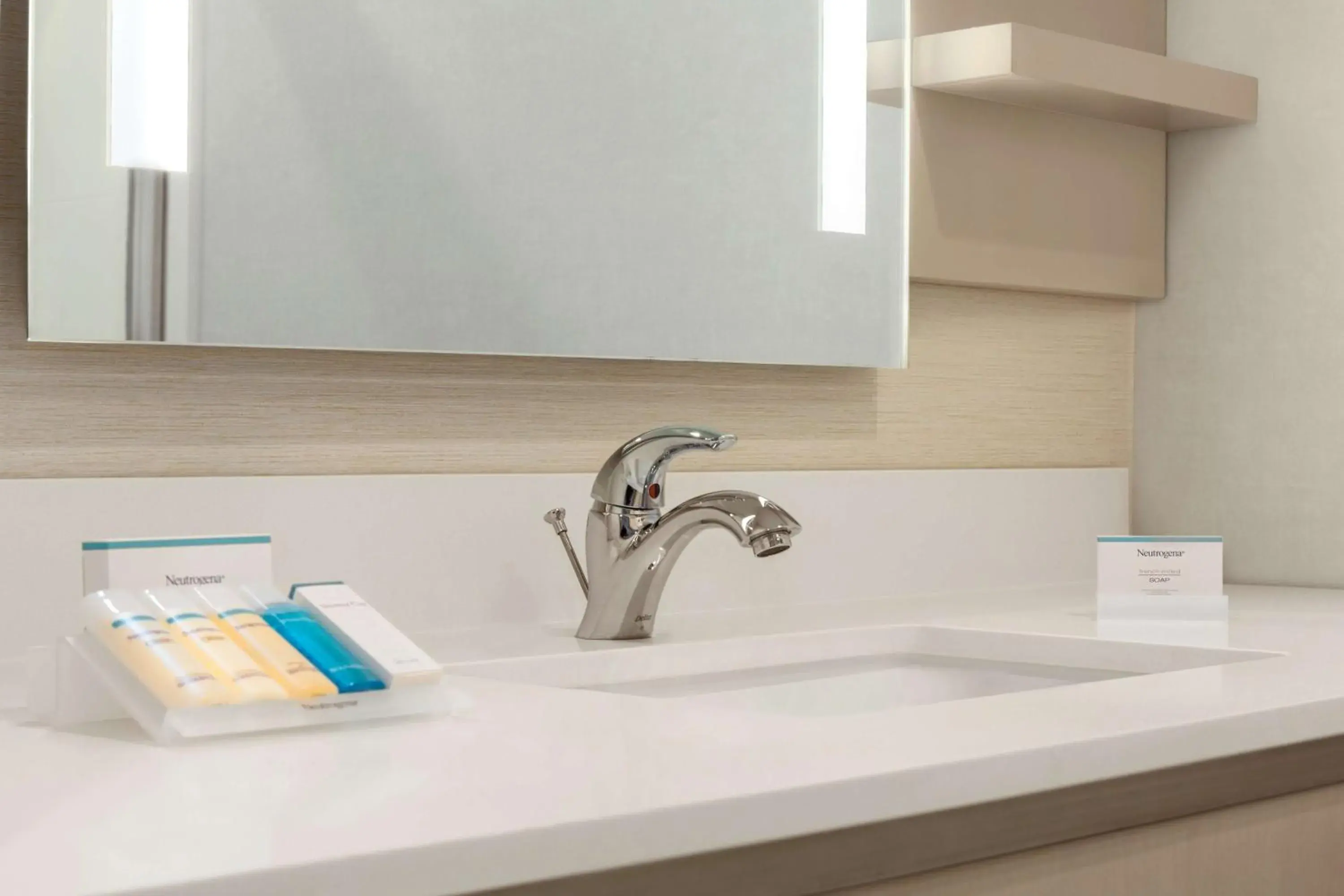 Bathroom in Hilton Garden Inn Houston-Baytown Bathroom in Hilton Garden Inn Houston-Baytown