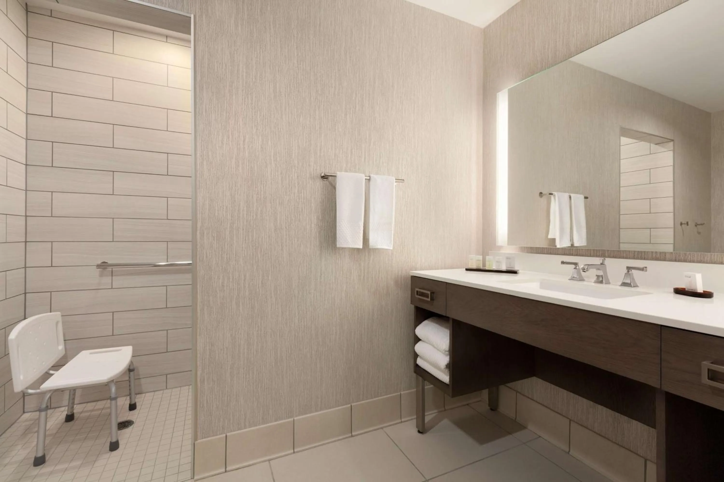 Bathroom in Embassy Suites San Antonio Brooks City Base Hotel & Spa