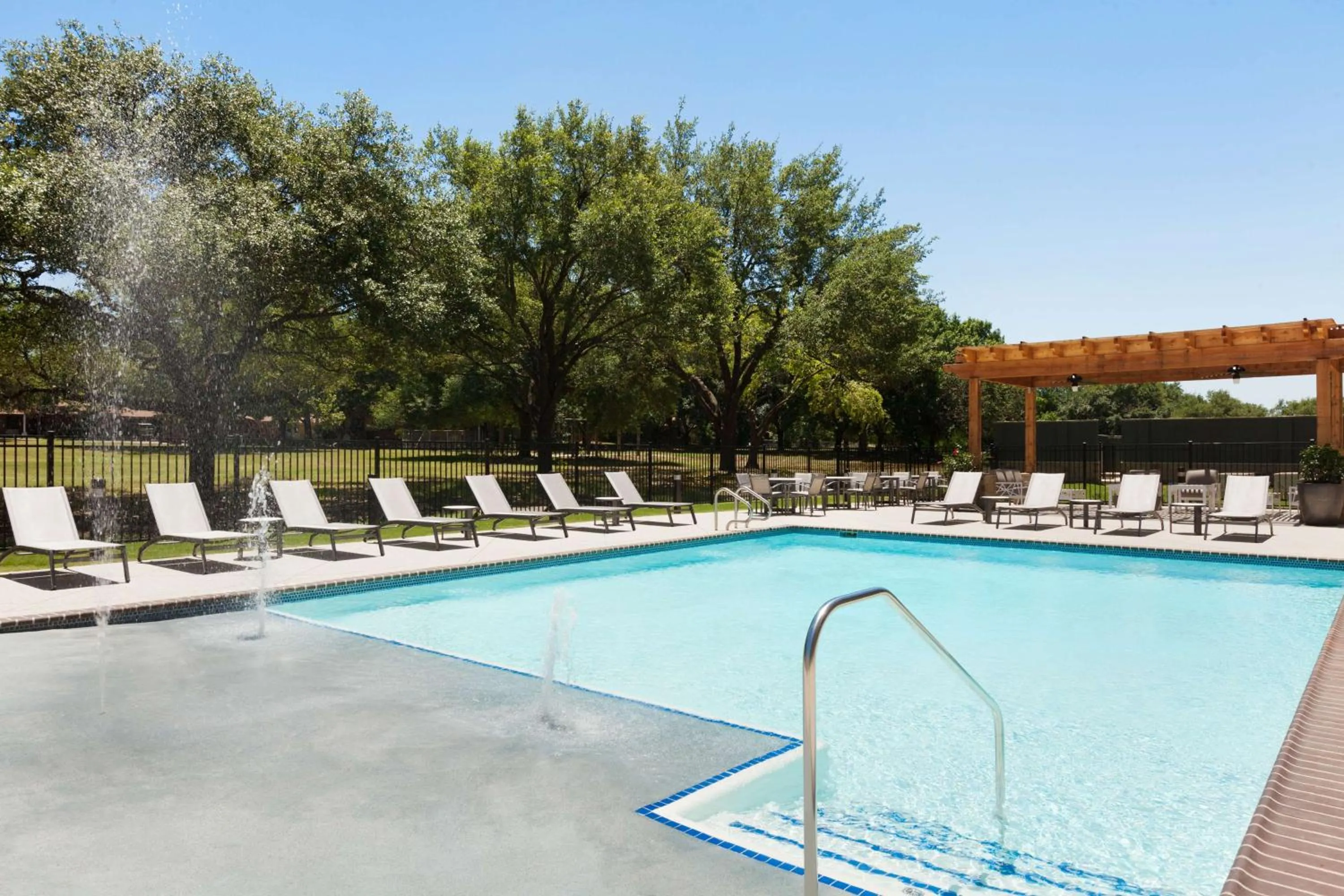 Pool view in Embassy Suites San Antonio Brooks City Base Hotel & Spa