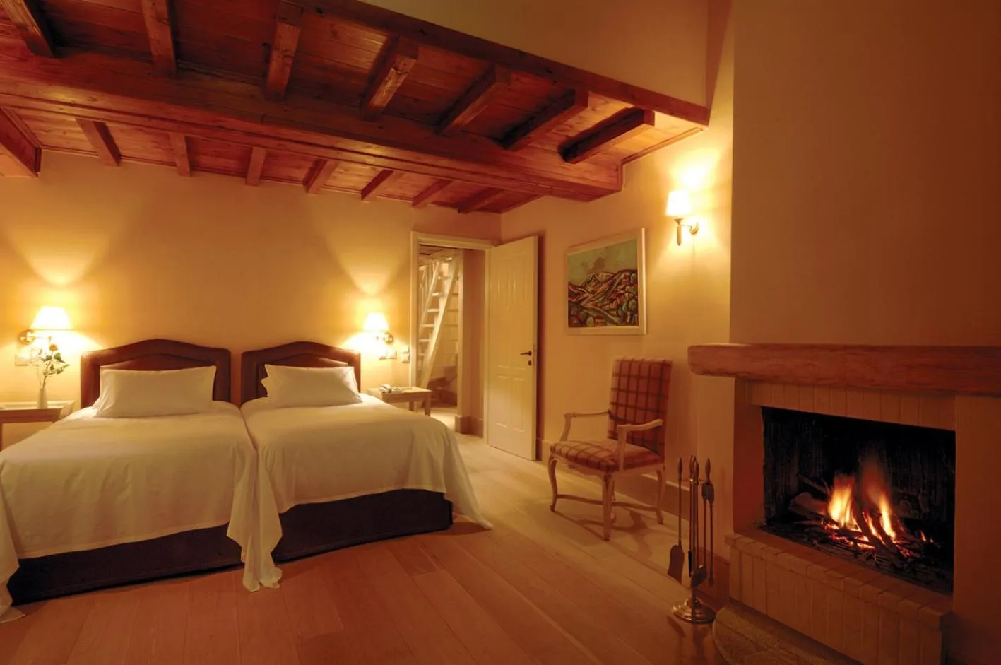 Photo of the whole room, Bed in Santa Marina Arachova Resort & Spa