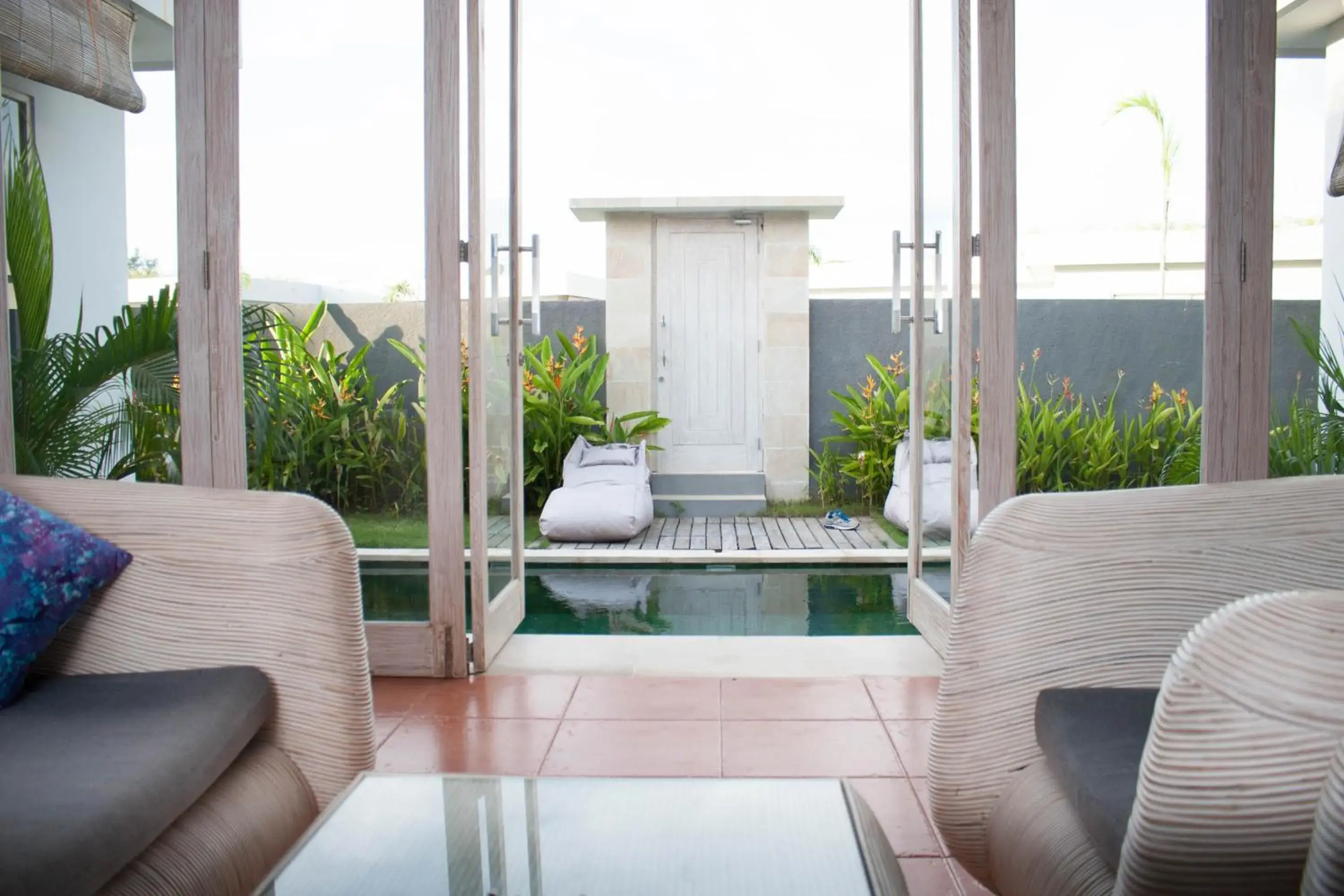 Living room in The Suites Lombok Living room in The Suites Lombok