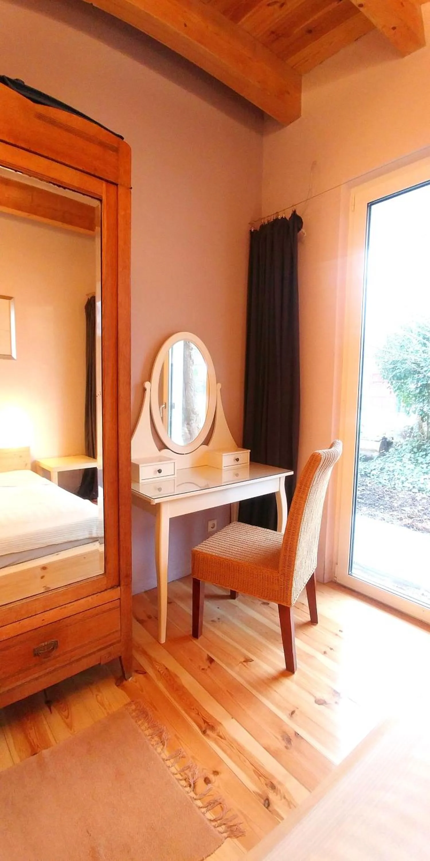 Bed in Pension an der Elsterbrücke