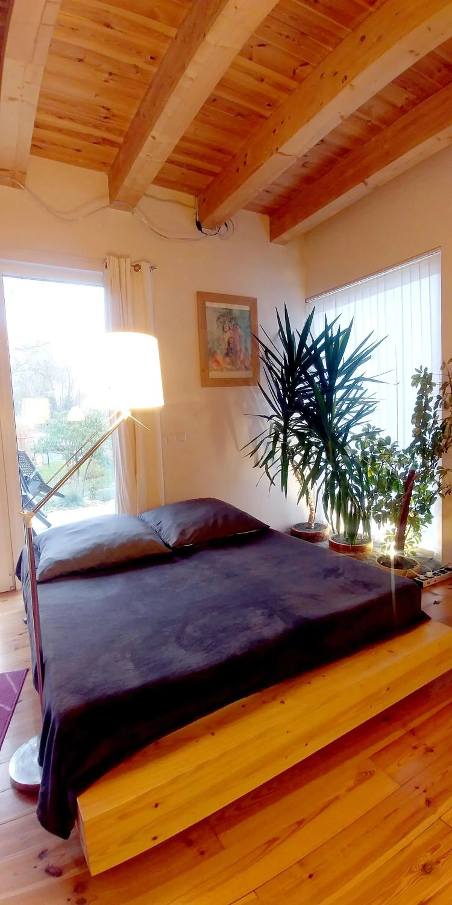 Bed in Pension an der Elsterbrücke