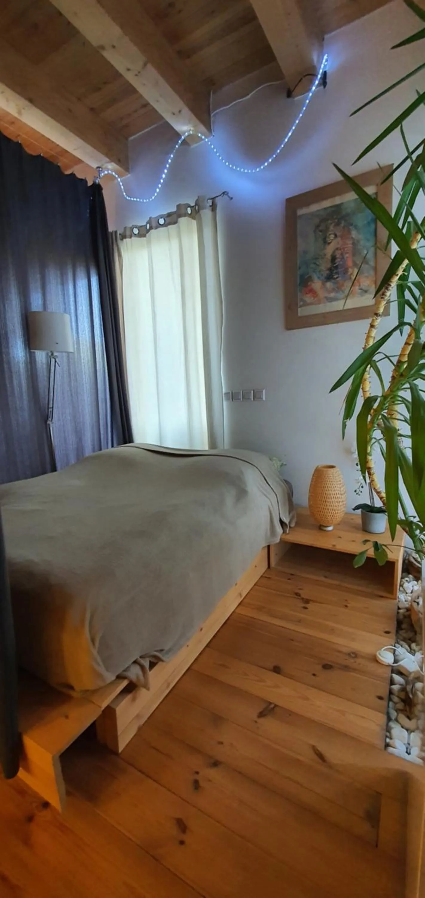 Bed in Pension an der Elsterbrücke