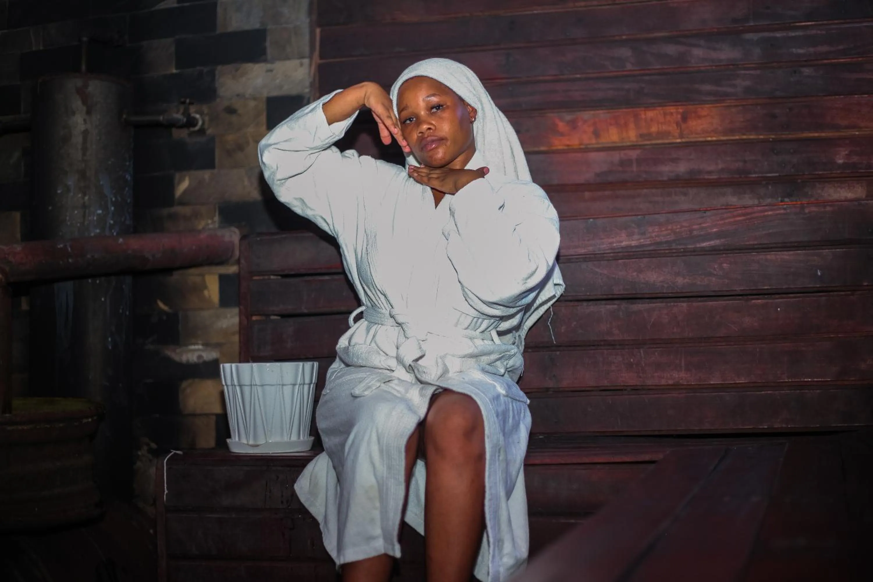 Sauna in Nefaland Hotel