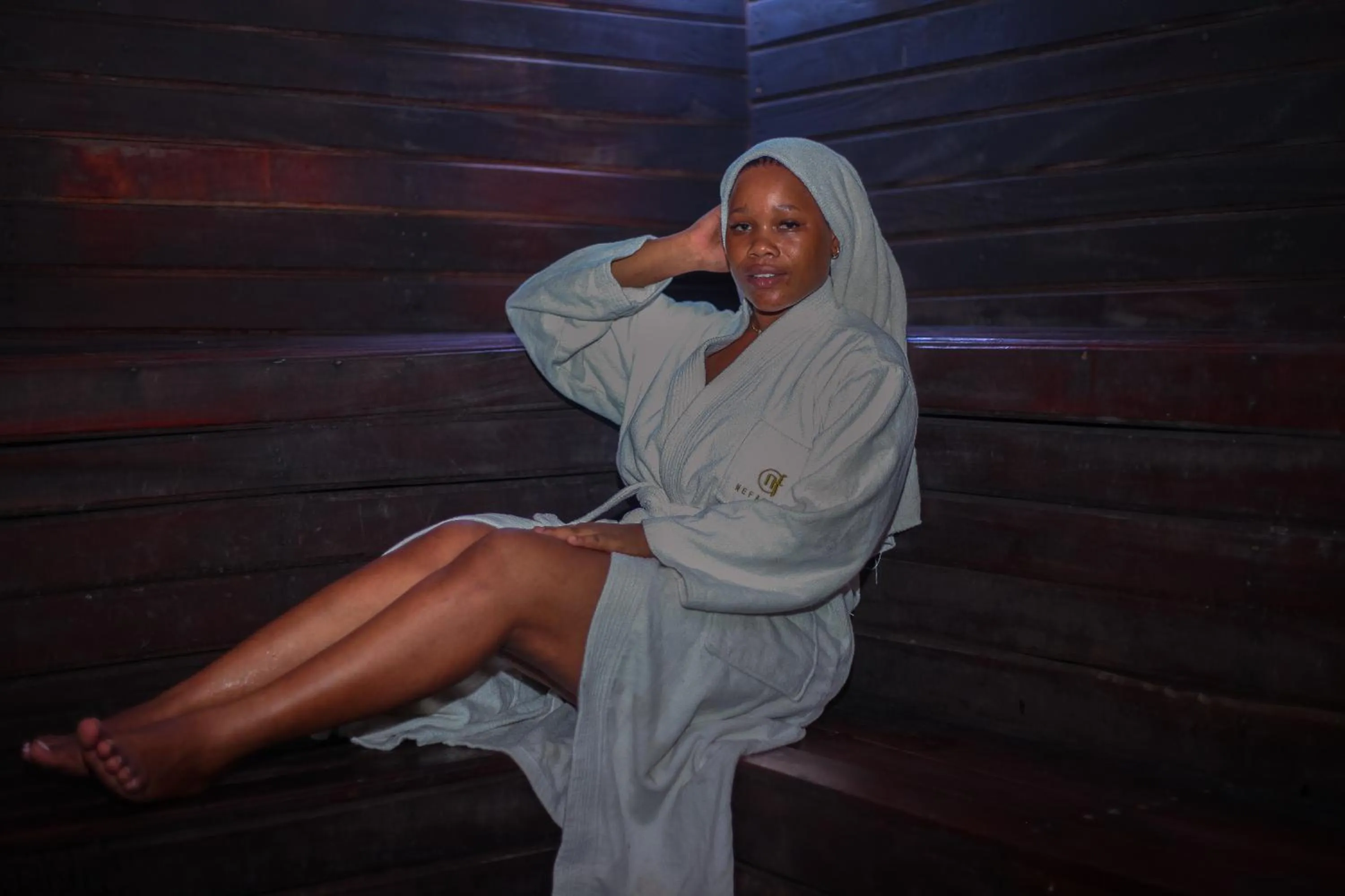 Sauna in Nefaland Hotel