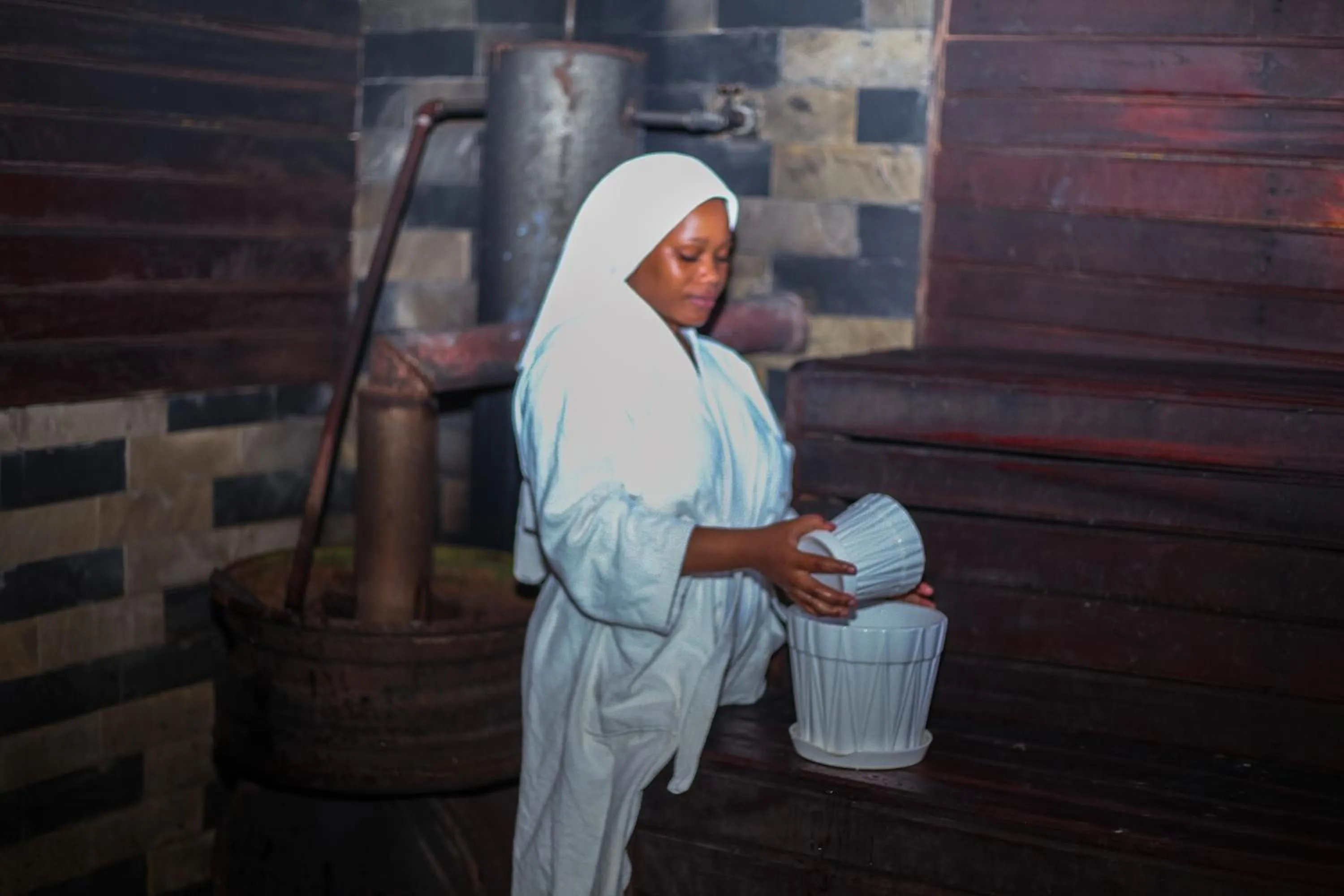 Sauna in Nefaland Hotel
