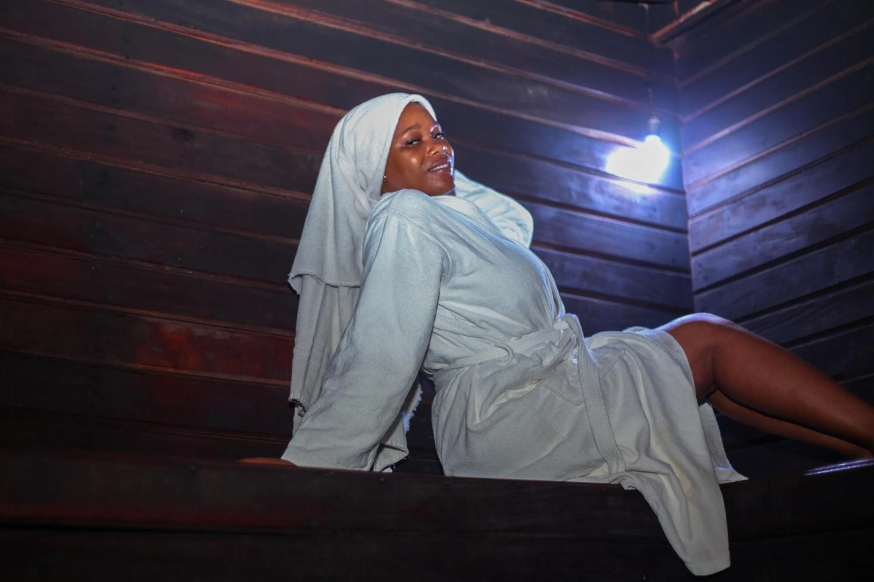 Sauna in Nefaland Hotel